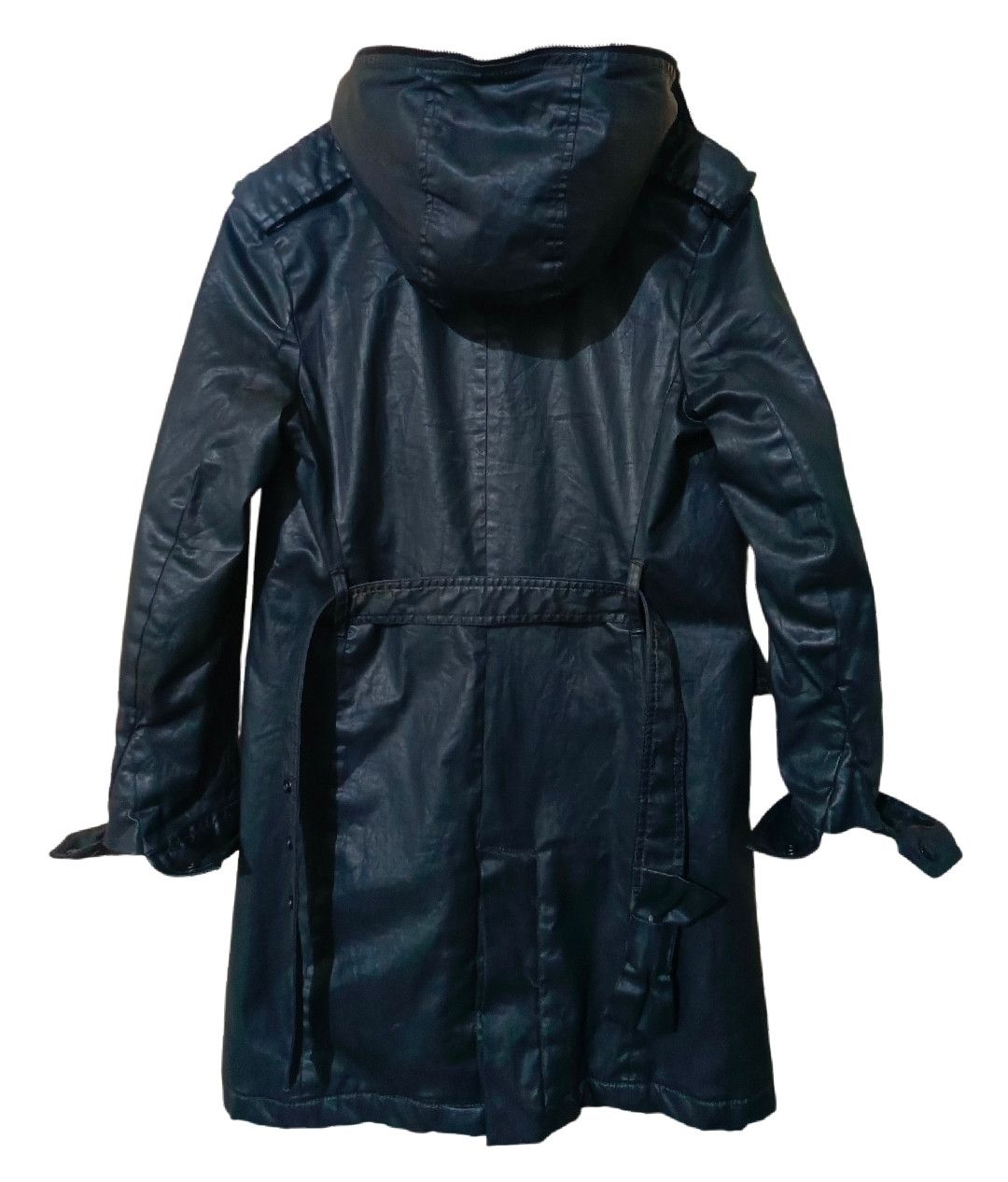 14th Addiction Diesel Waxed Long Coat Hoodie Zip2 Archive Size S / US 4 / IT 40 - 3 Thumbnail
