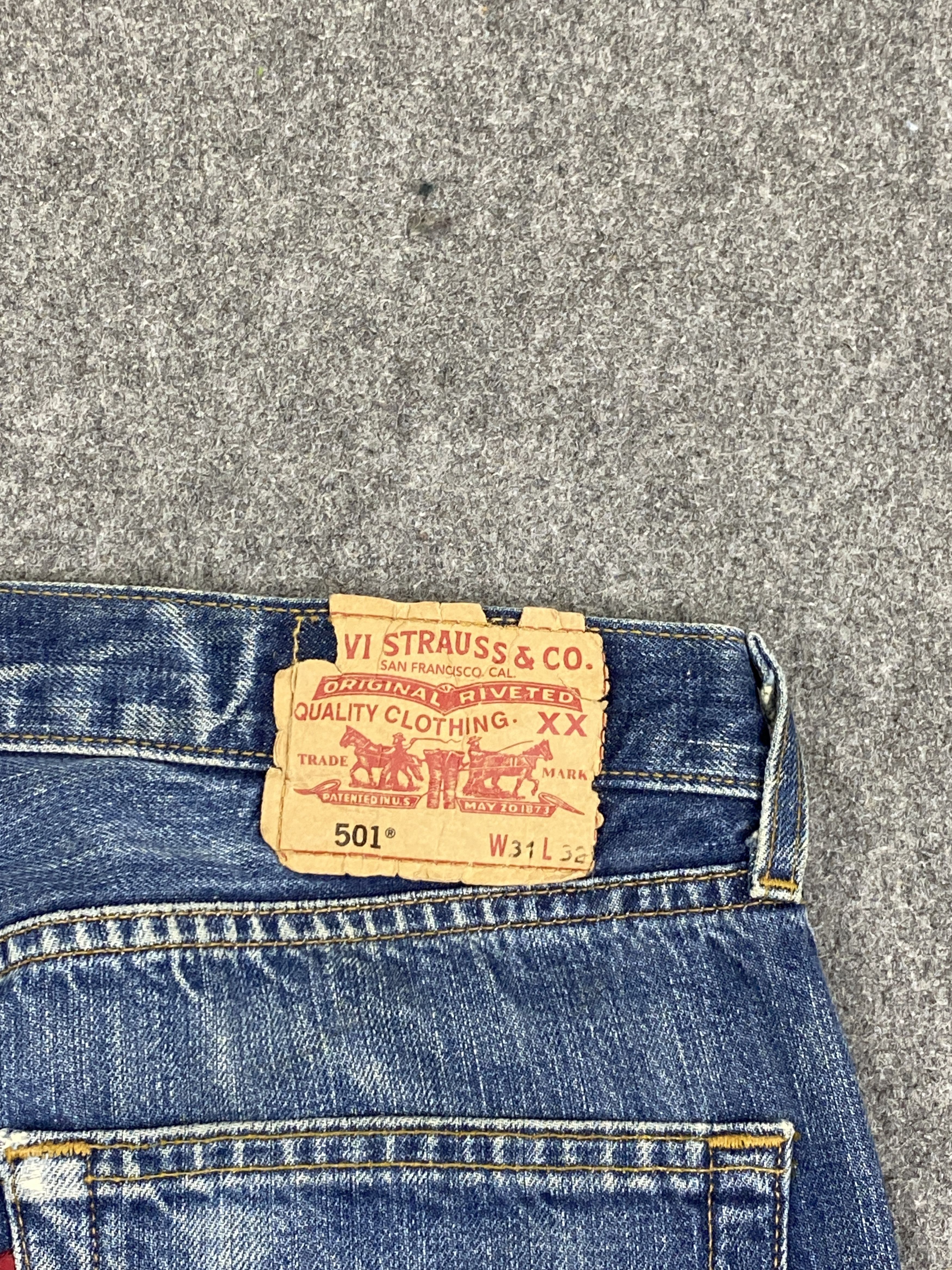 Levi's Vintage Levi's 501 Rose Custom Design Jeans DP2765 Size US 30 / EU 46 - 5 Thumbnail
