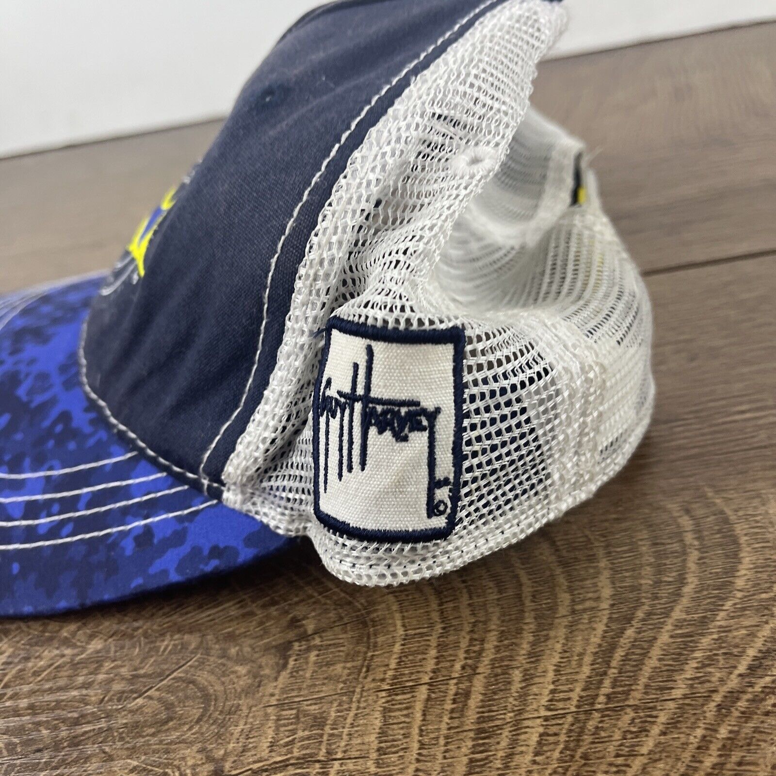Guy Harvey Guy Harvey Hat Marlin Blue Hat Adjustable Adult Size Blue Ha Size ONE SIZE - 8 Thumbnail
