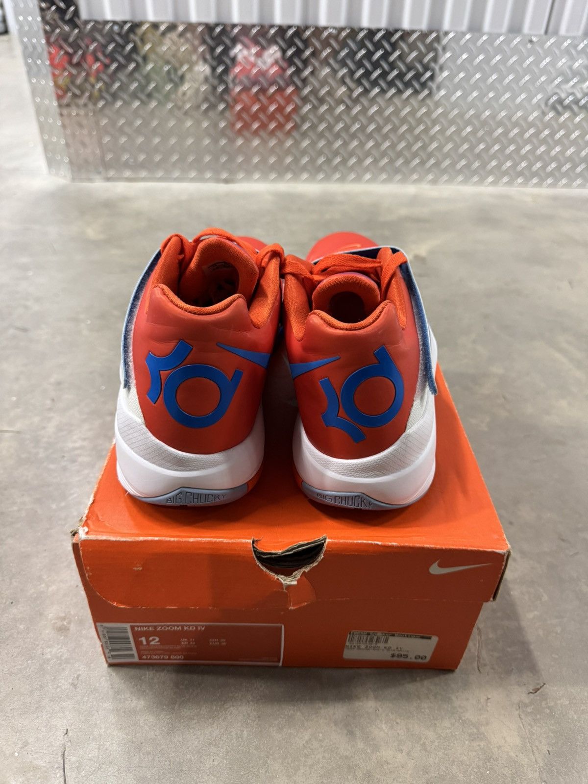 Nike Nike Zoom KD 4 Creamsicle Size 12 Size US 12 / EU 45 - 5 Thumbnail