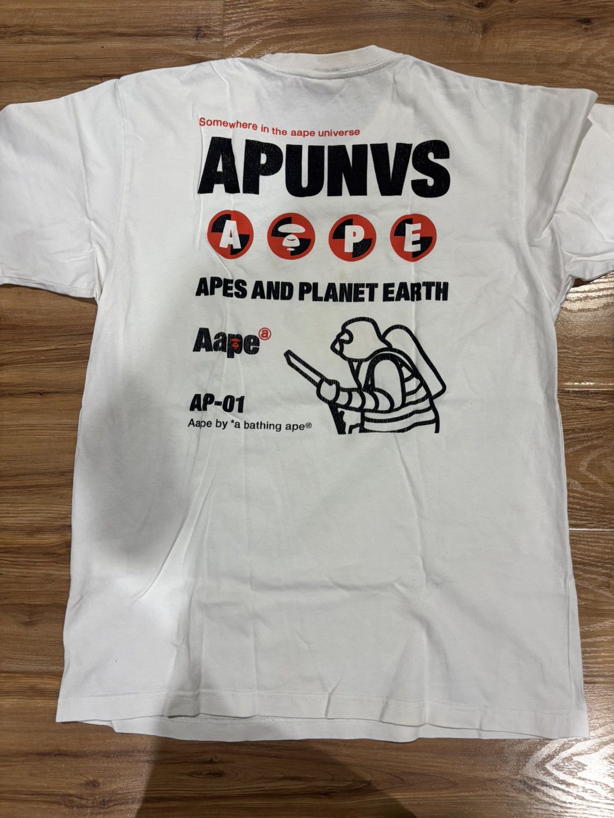 Aape Aape Graphic Tee / Y2K Japanese Streetwear / Rare Archive Size US M / EU 48-50 / 2 - 7 Thumbnail