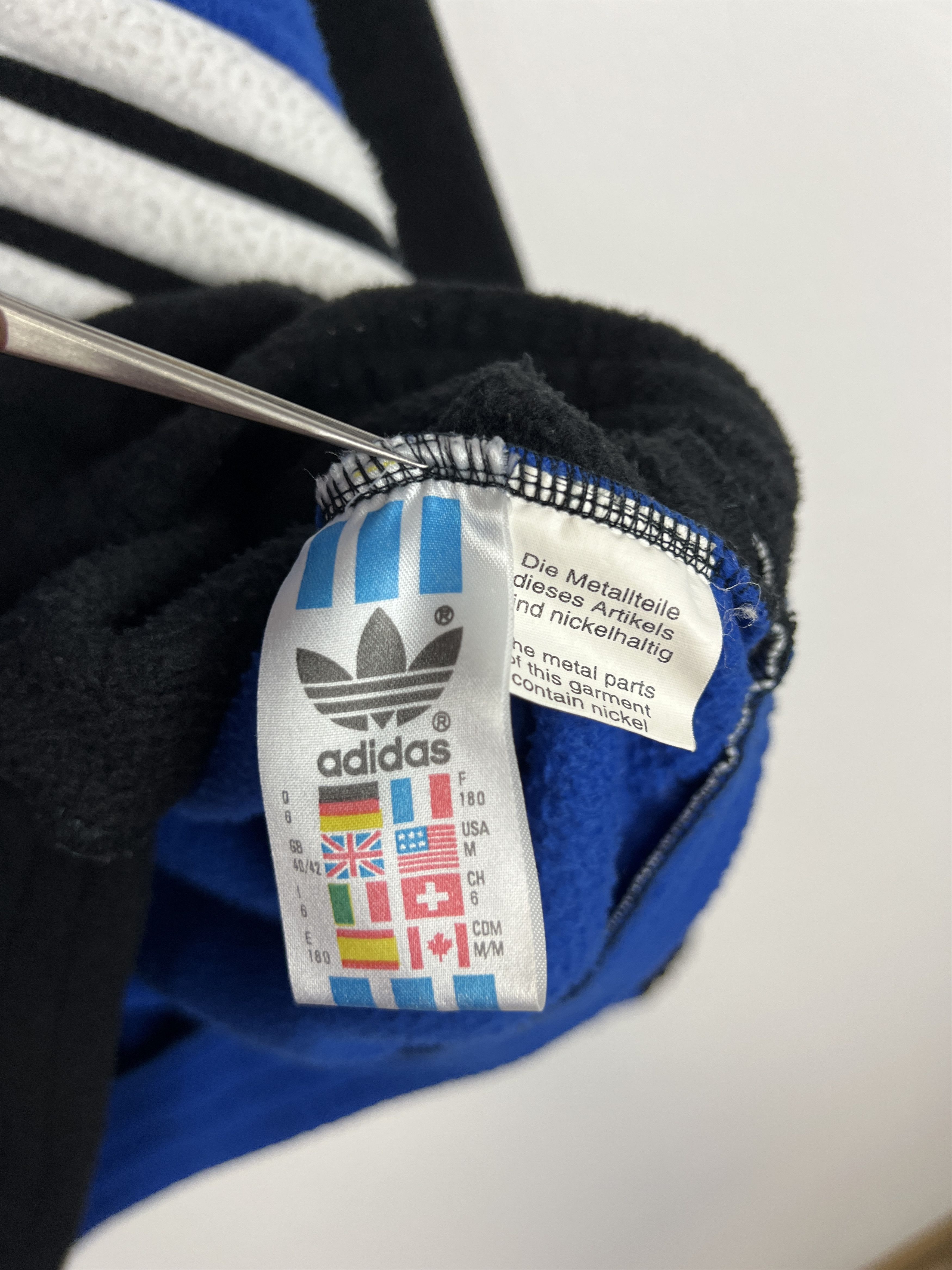 Adidas Vintage 90's Adidas FC Schalke 04 Template Jacket Fleece Size US M / EU 48-50 / 2 - 9 Thumbnail