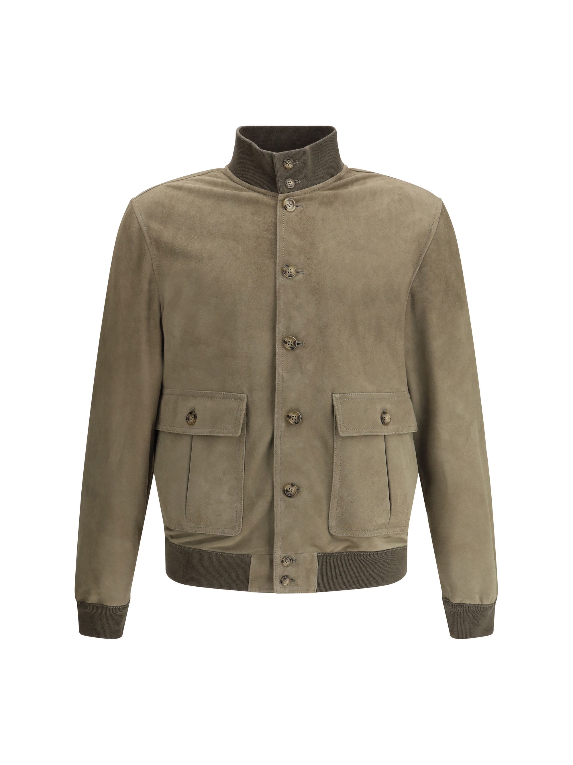 Valstar Valstarino Suede Jacket Greige at CareOfCarl.com