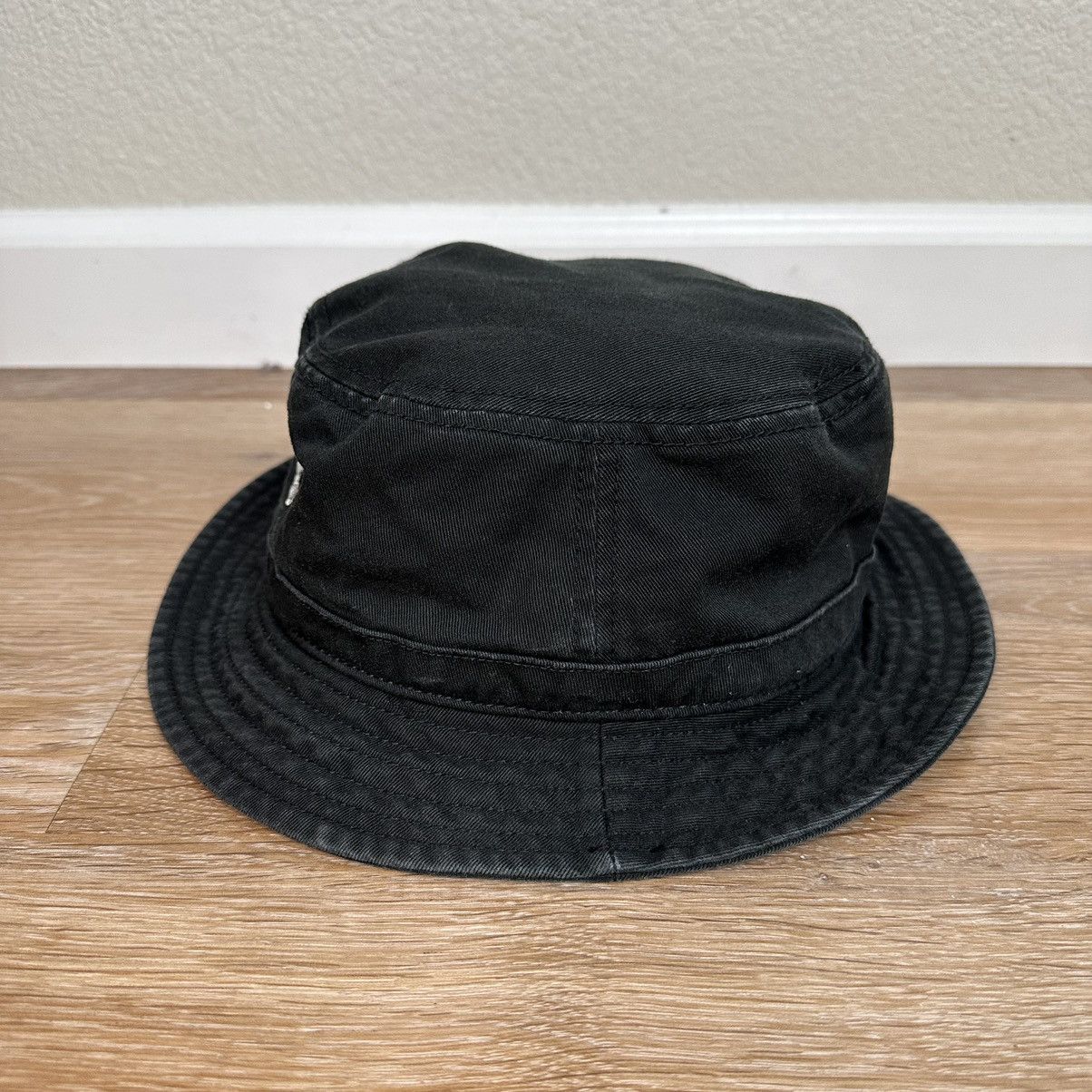 Adidas Adidas Unisex Black Washed Bucket Hat Size ONE SIZE - 4 Thumbnail