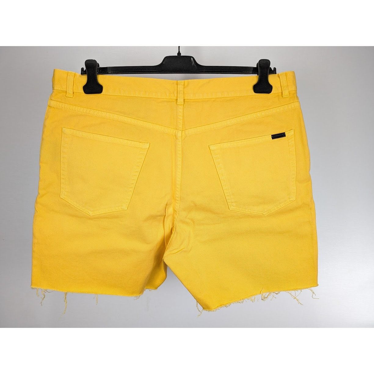 Saint Laurent Paris o1rshd1 Denim Short in Yellow Size US 34 / EU 50 - 12 Thumbnail