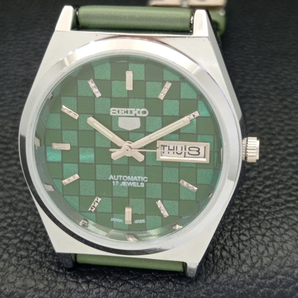 Seiko REFURBISHED VINTAGE SEIKO 5 AUTO JAPAN MENS WATCH a440223 Size 40 - 3 Thumbnail