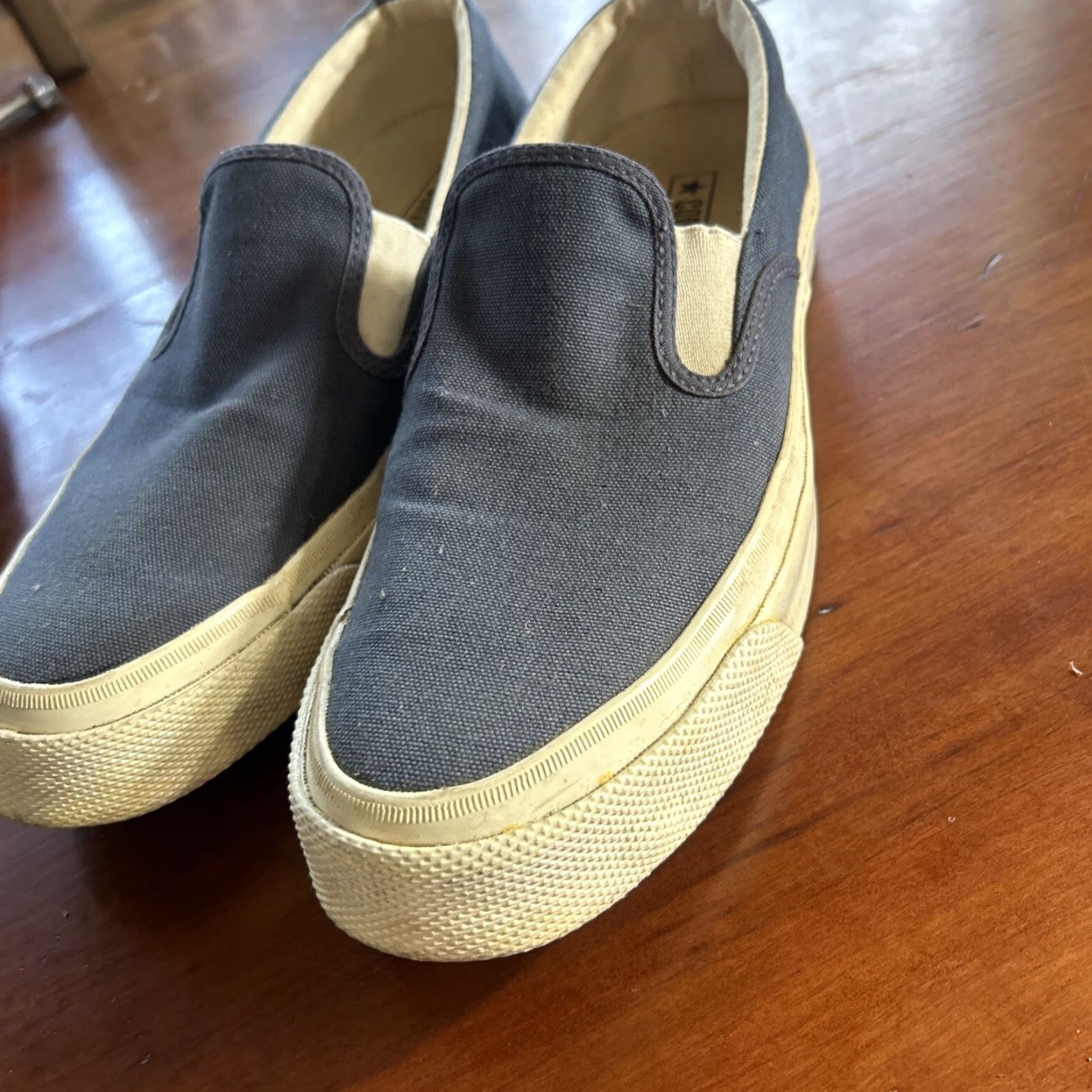 Converse VINTAGE Converse Chuck 70 Navy Blue Slip On Low Top Womens US 7 Canvas Sneaker Size M / US 6-8 / IT 42-44 - 4 Thumbnail