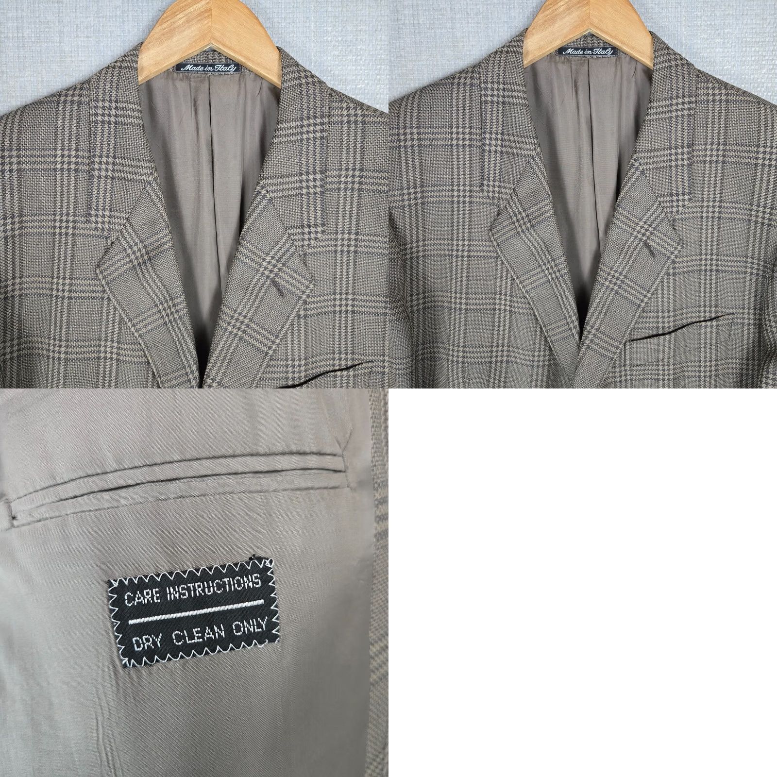 Giorgio Armani Giorgio Armani Le Collezioni Jacket Coat Three-Button Notch Lined Wool/Nylon Brown 40 Mens Regular Size Jacket/Coat Size US XXS / EU 40 - 10 Thumbnail