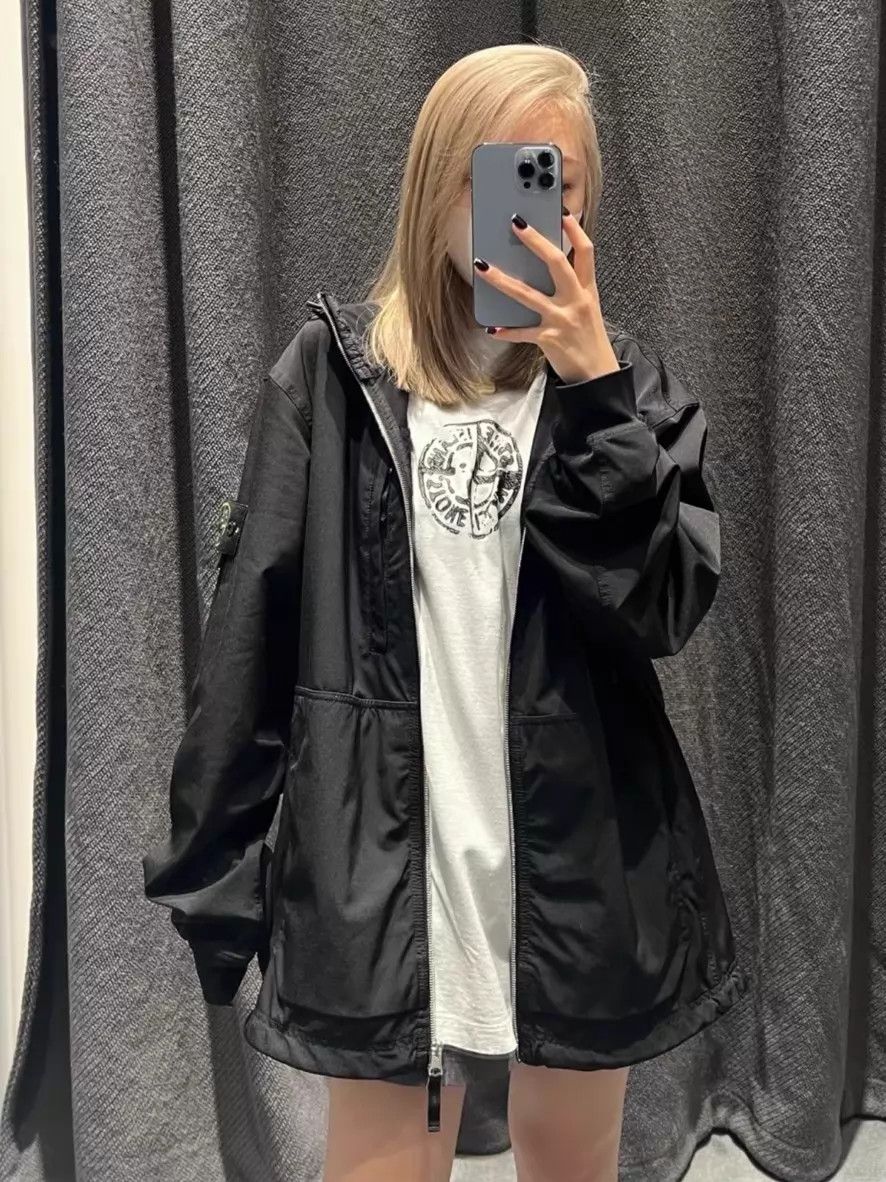 Stone Island Stone Island 23FW Stretch Twill Nylon Black XL Jacket Size XL / US 12-14 / IT 48-50 - 9 Thumbnail