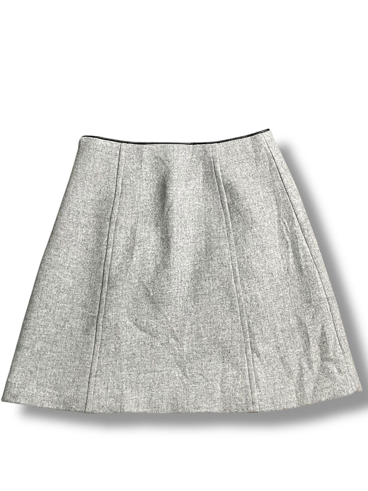Japanese Brand Design Works Women’s Light Grey Skirt (26) Size 26" / US 2 / IT 38 - 4 Thumbnail