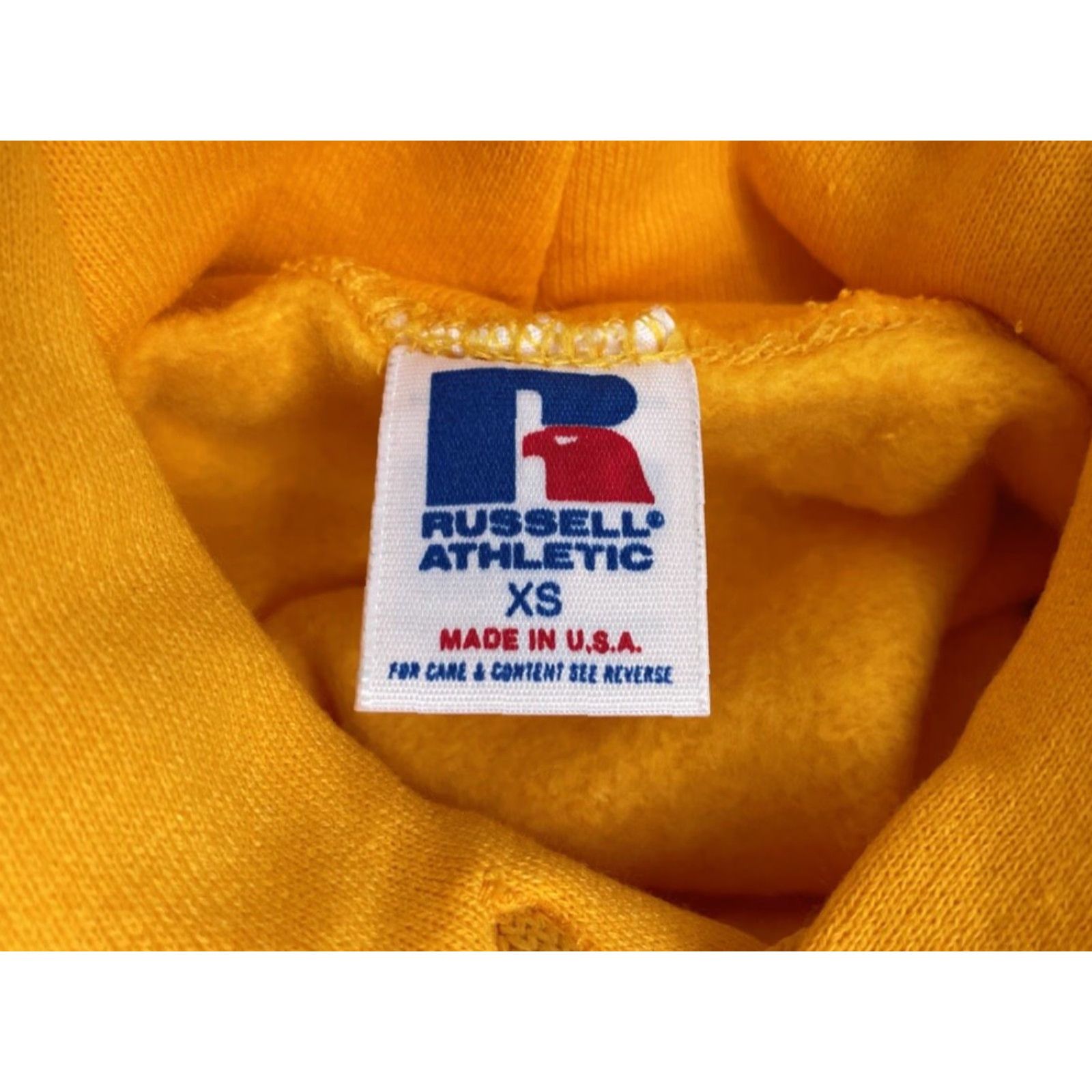 Russell Athletic VINTAGE Russell Athletic Hoodie Mens XS NWT 90s USA Gold Sweatshirt Crew Long Sleeve Winter Gift Size US XS / EU 42 / 0 - 6 Thumbnail