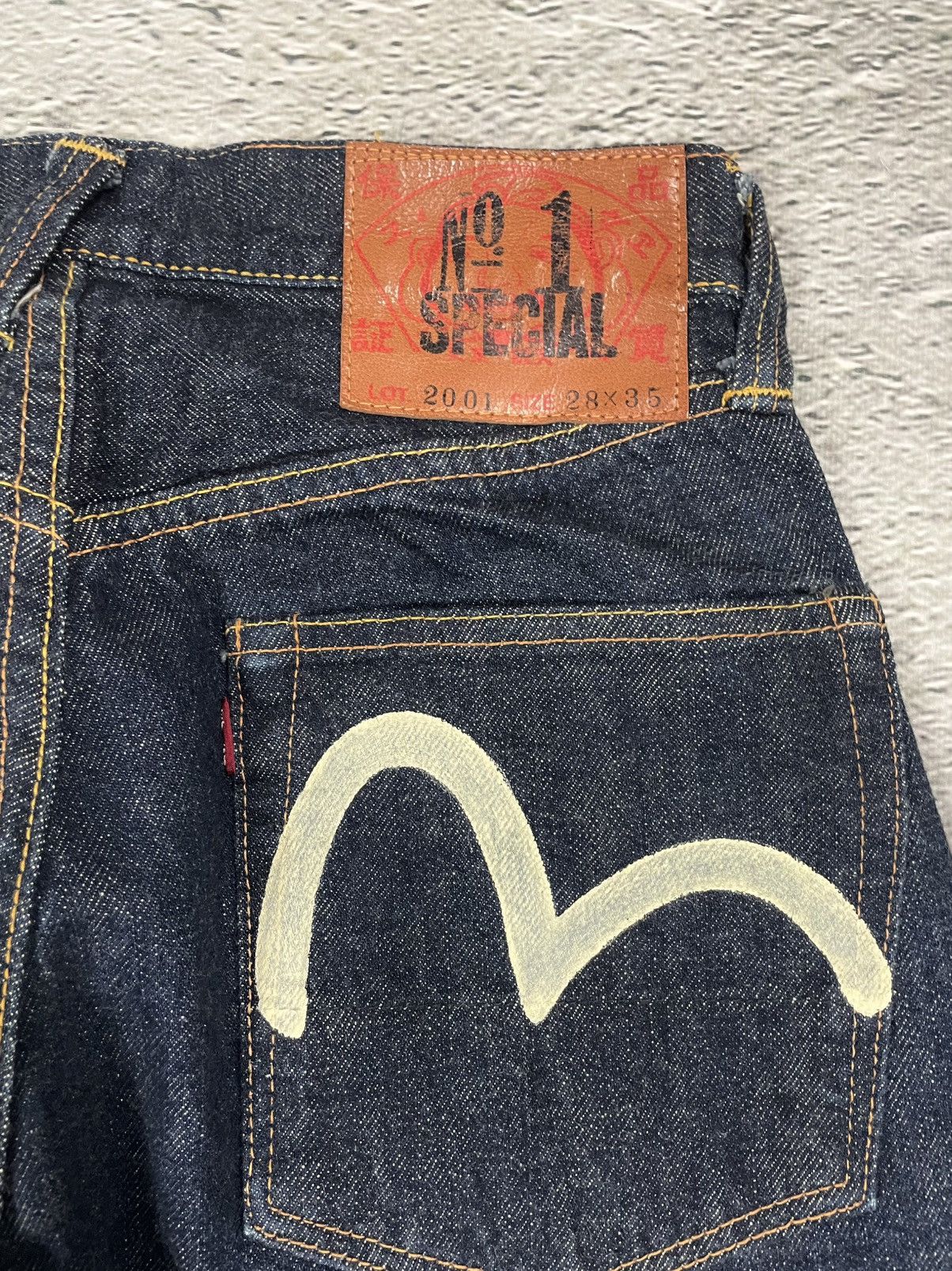 Evisu Evisu Yamane jeans vintage design selvedge seagull Size 25" / US 0 / IT 36 - 3 Thumbnail