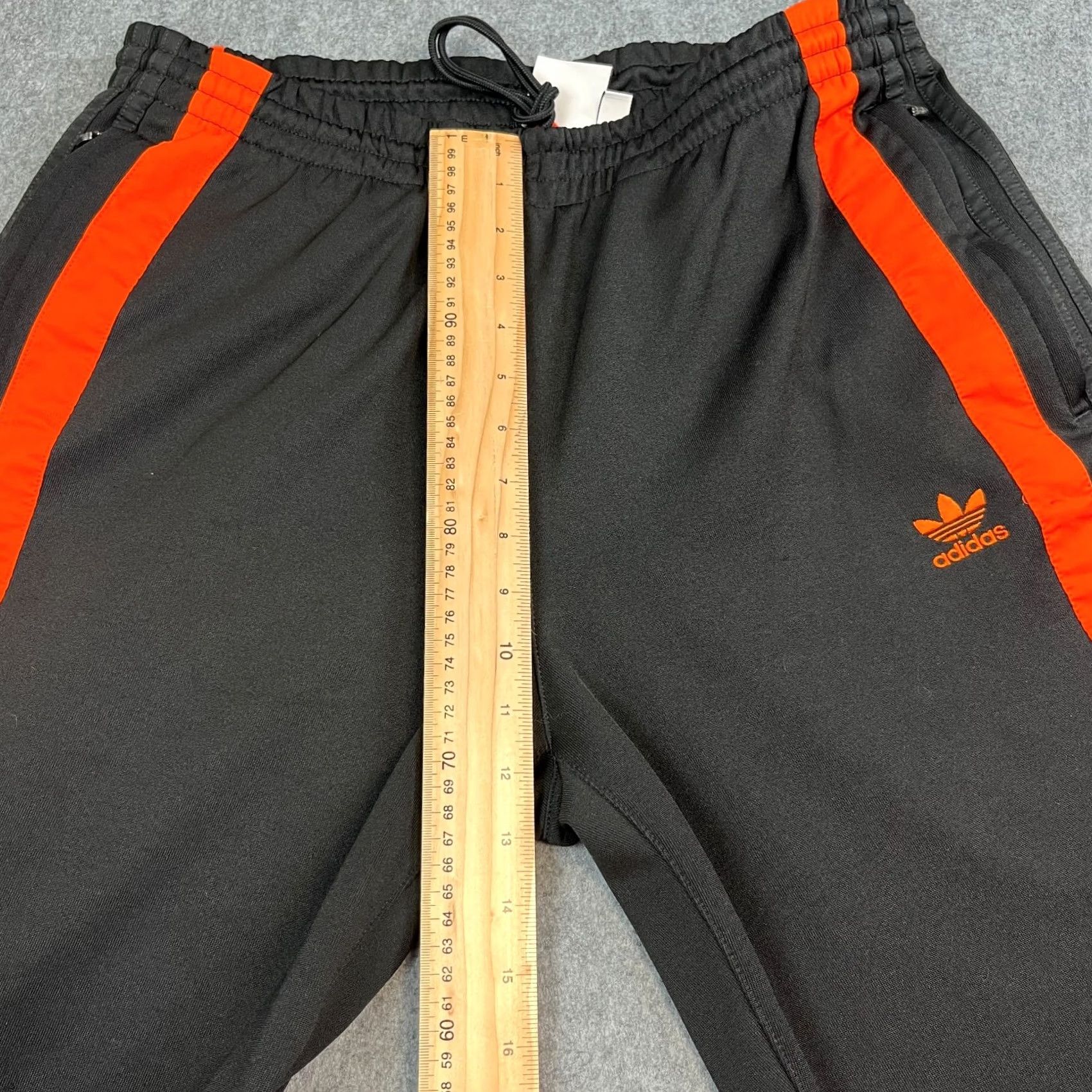Adidas Adidas Originals Sweatpants Mens L Black Grey GK0654 Trefoil Firebird Bottoms Size US 33 - 5 Thumbnail