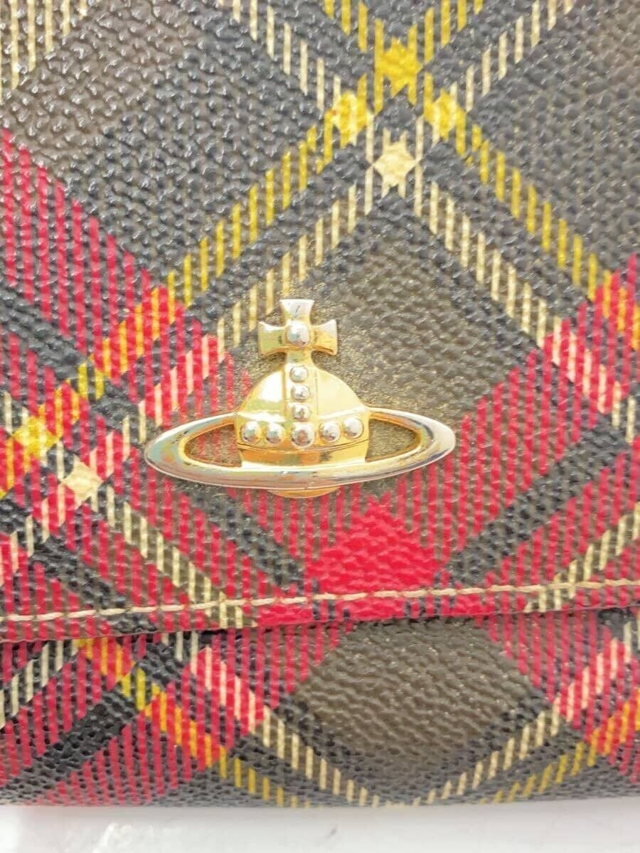 Vivienne Westwood Plaid Orb Leather Wallet Size ONE SIZE - 3 Thumbnail