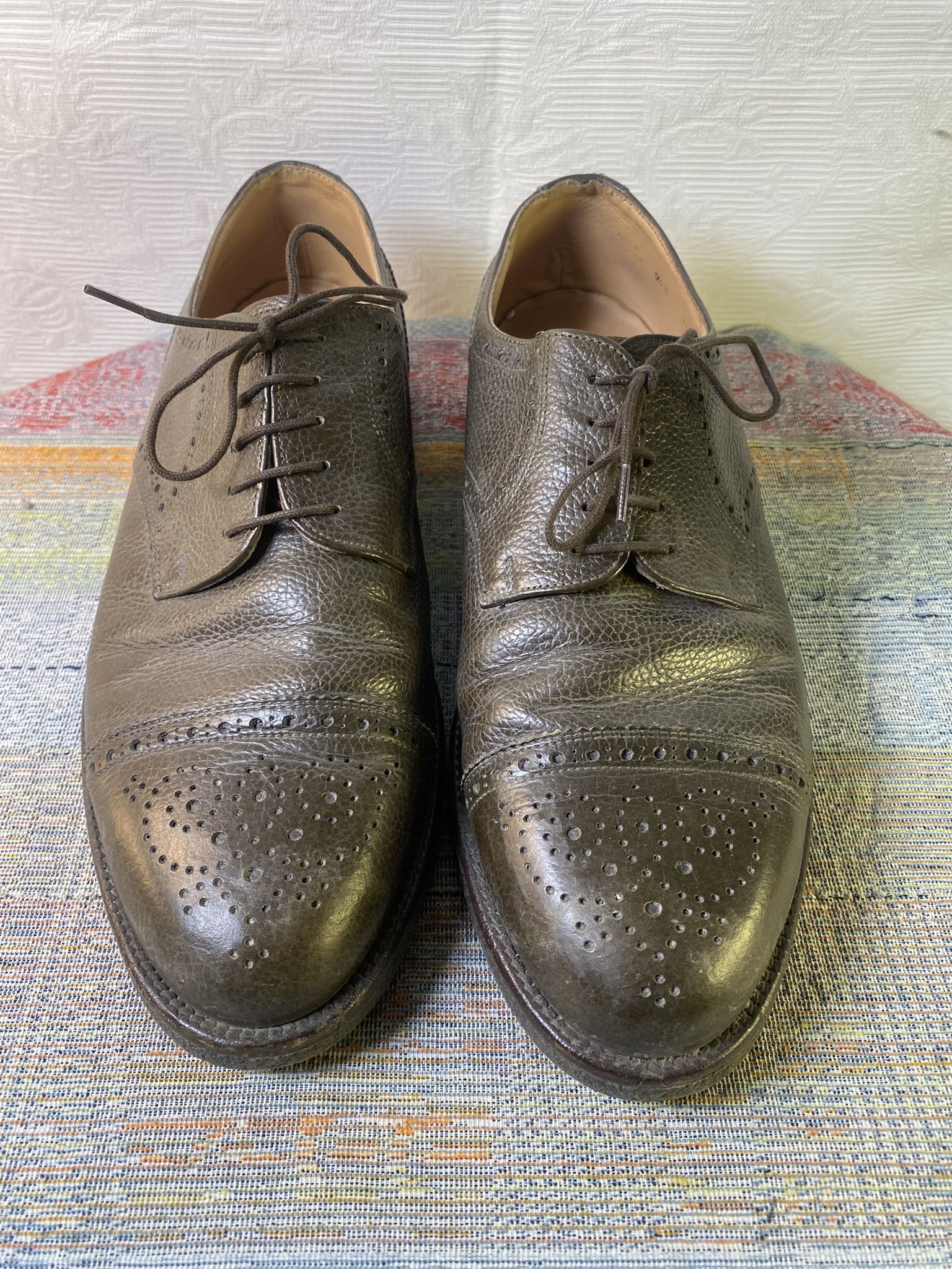 Bally Bally Brogues Brown EU 43.5 / UK 9.5 / US 10.5 Size US 10.5 / EU 43-44 - 1 Thumbnail