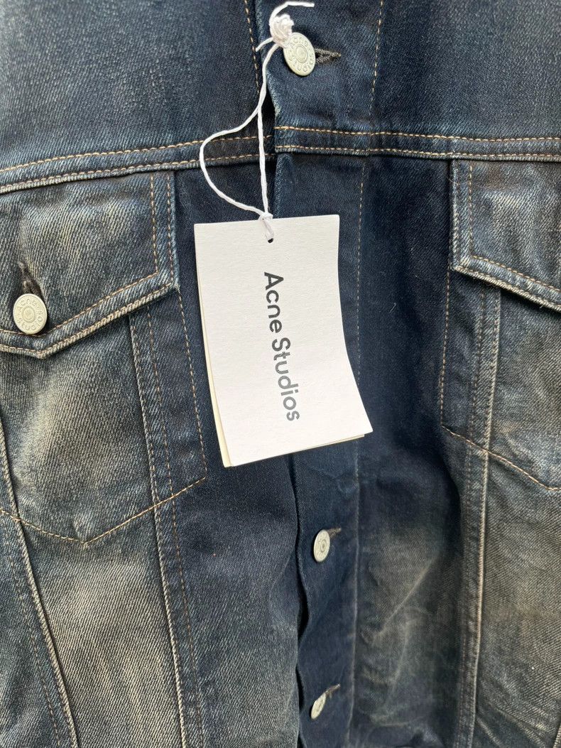 Acne Studios Acne Studios 24 FW Patchwork Collar Ripple Washed Denim Jac Size US L / EU 52-54 / 3 - 8 Thumbnail