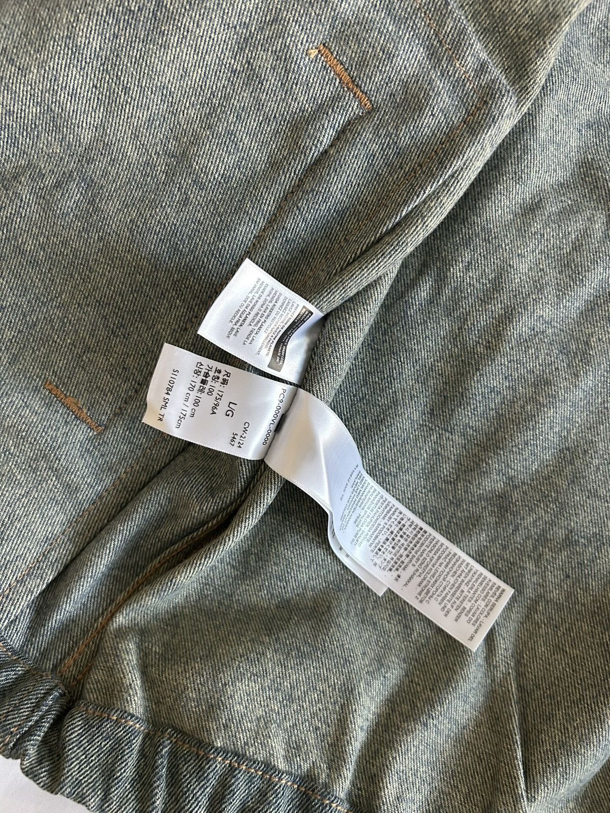 DENIM TEARS × Levi's Denim Tears Levis Denim Track Jacket Cotton Fleur De-Lis Size US L / EU 52-54 / 3 - 6 Thumbnail