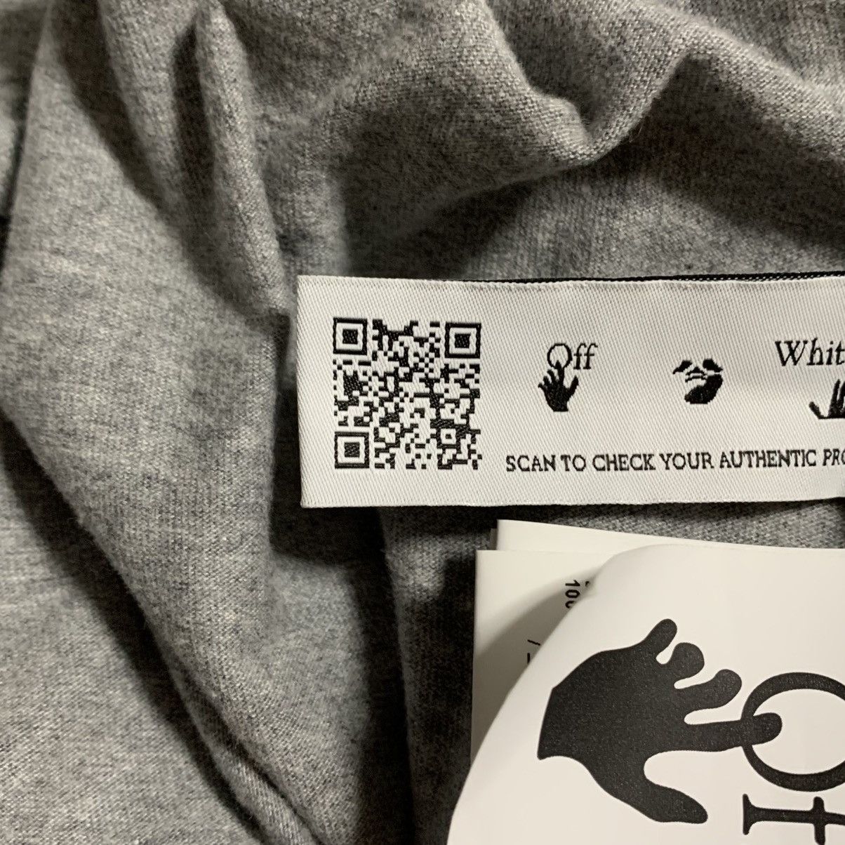 Off-White Off White Large Blue Marker Grey Tee Virgil Abloh Size US L / EU 52-54 / 3 - 10 Thumbnail