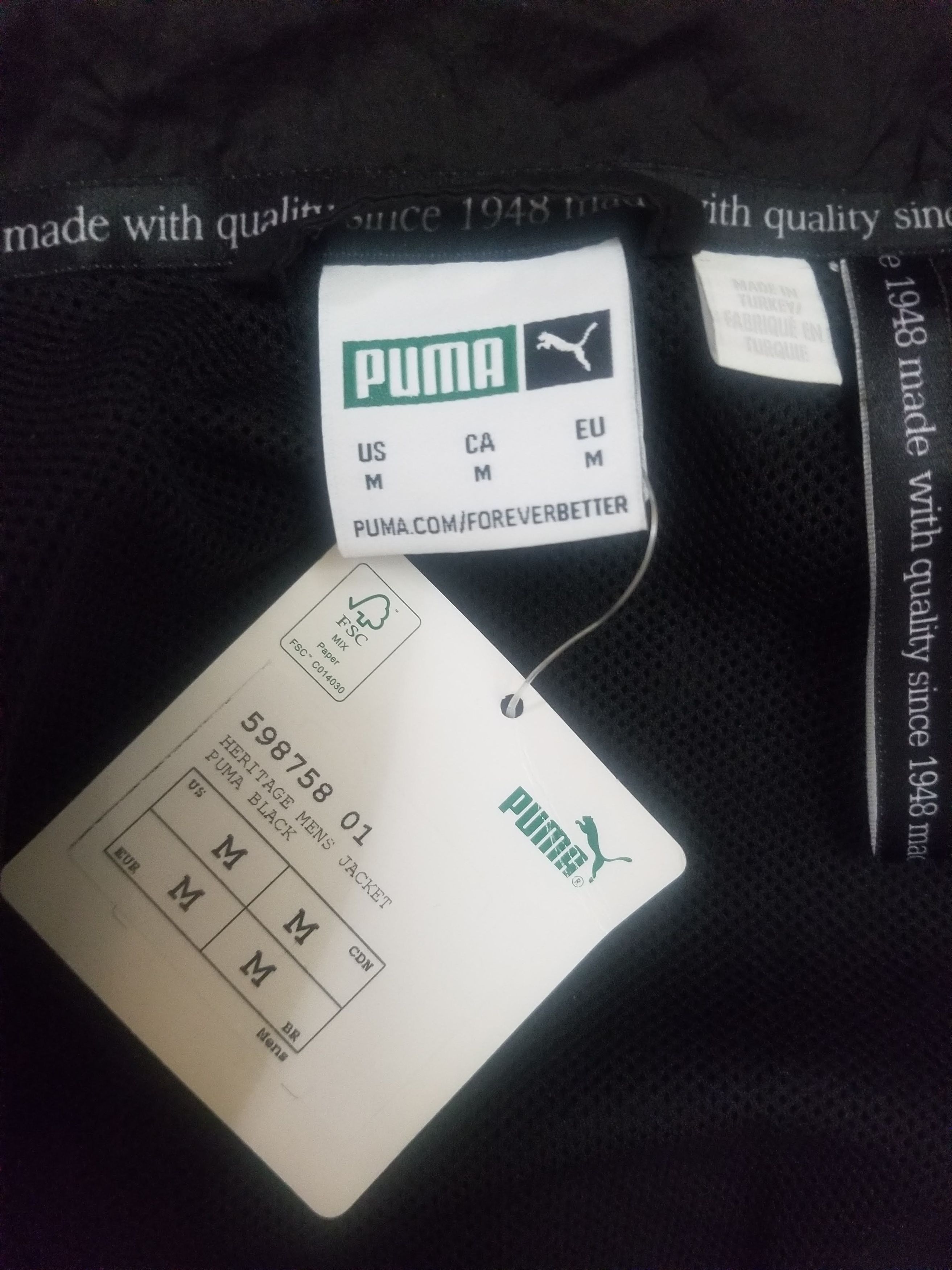 Nike Puma Heritage Jacket Windbreaker Size US M / EU 48-50 / 2 - 10 Thumbnail