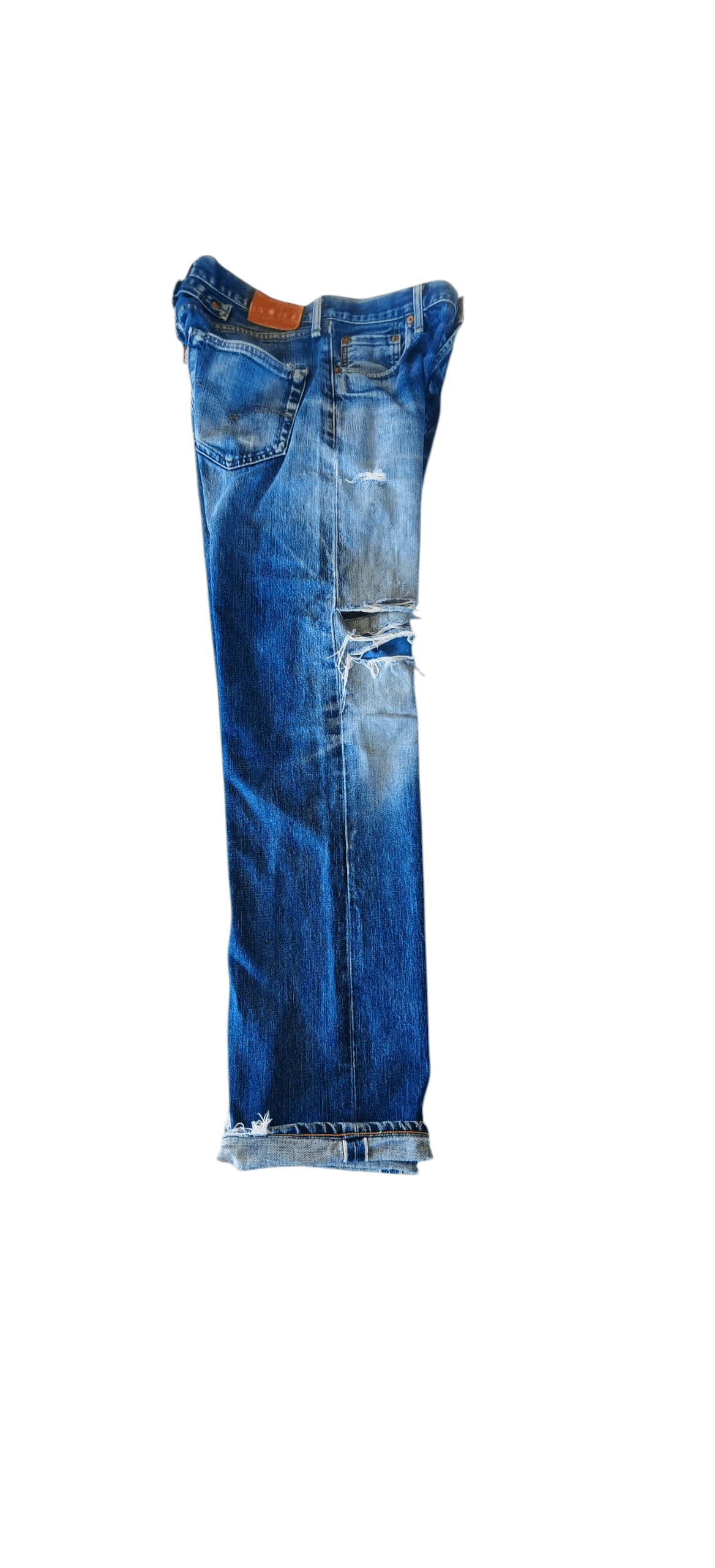 Levi's Vintage Clothing Levis 502 made in Japan selvedge distressed jeans Size US 30 / EU 46 - 19 Thumbnail