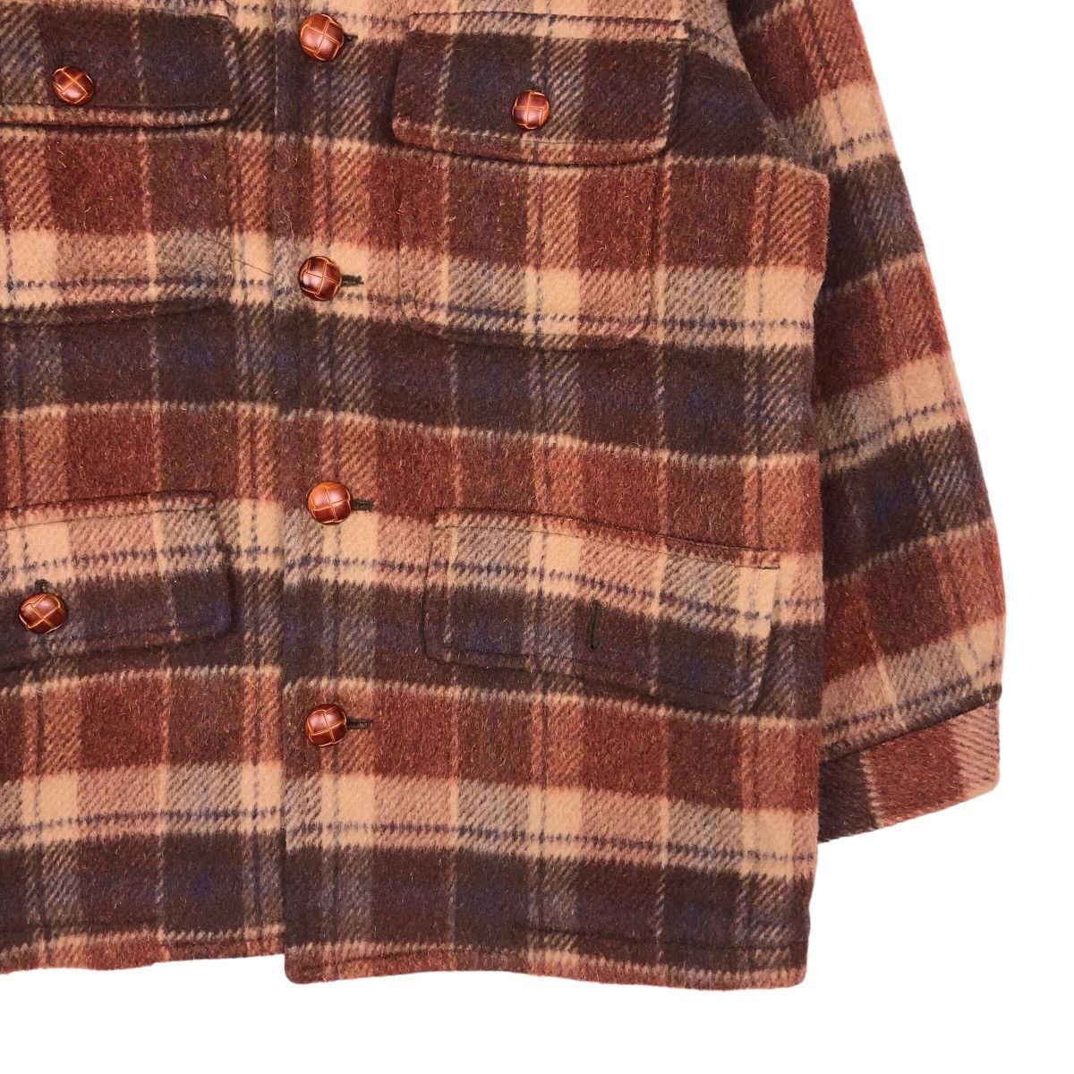 Issey Miyake 🔥Vtg Wool Shirt Jacket GangBuster Tartan Checked Design Size US M / EU 48-50 / 2 - 5 Thumbnail