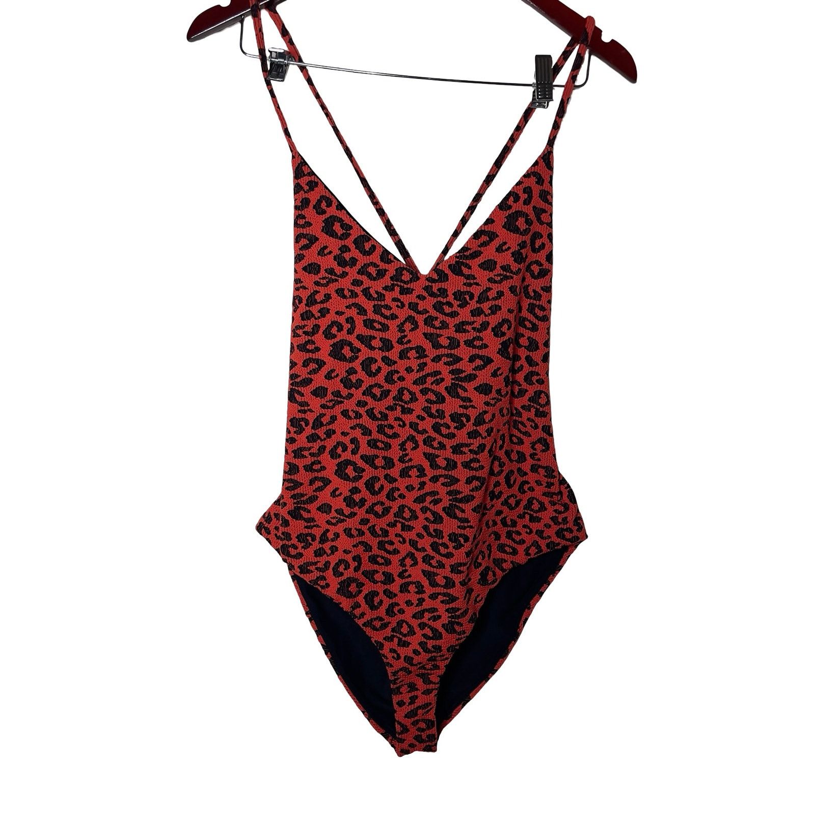 Mara Hoffman Mara Hoffman Emma One Piece Swimsuit Leopard Jacquard sz L Size L / US 10 / IT 46 - 3 Thumbnail
