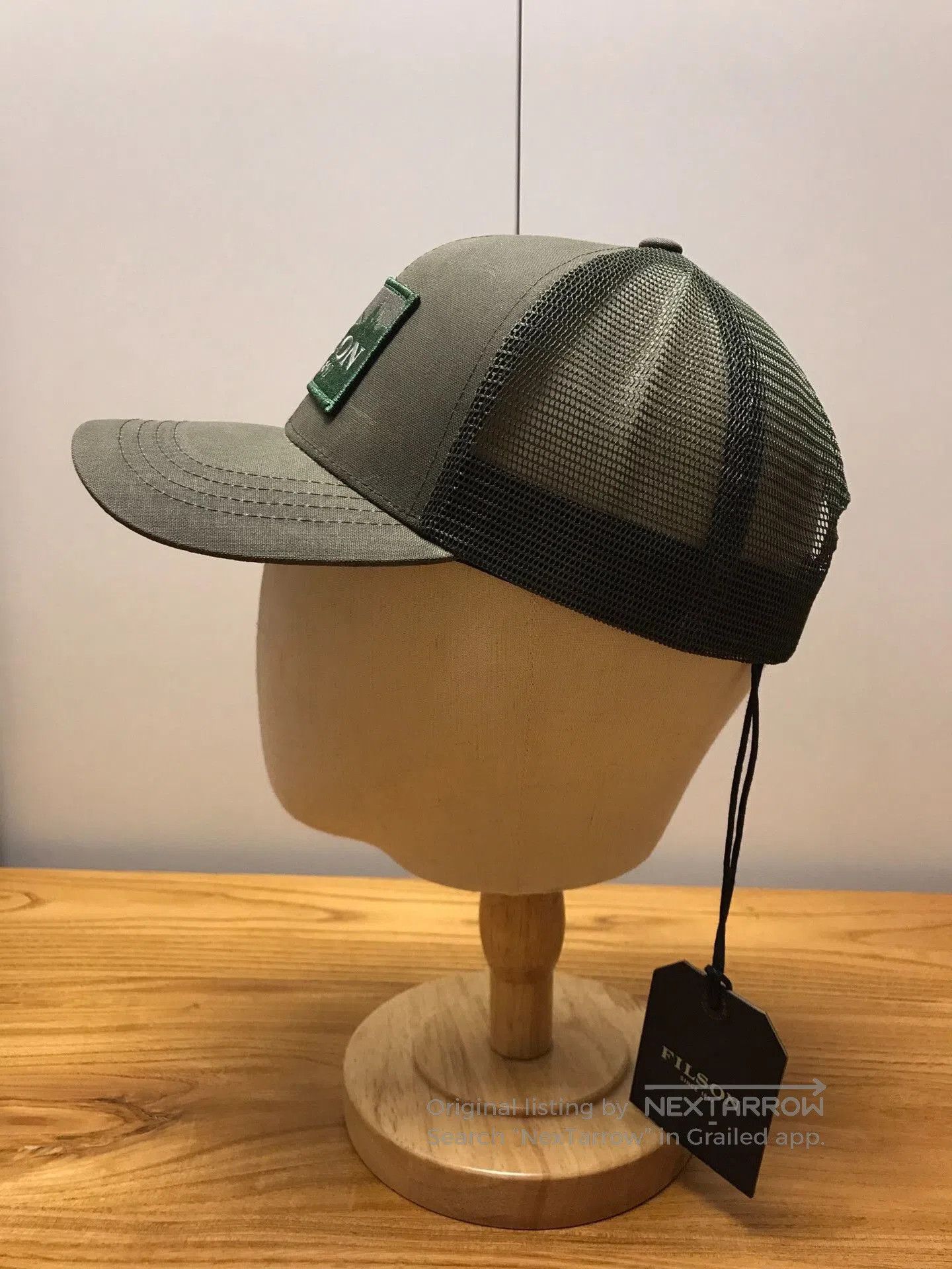 Filson Filson Otter Green Waxed Canvas Cap. Size ONE SIZE - 2 Thumbnail