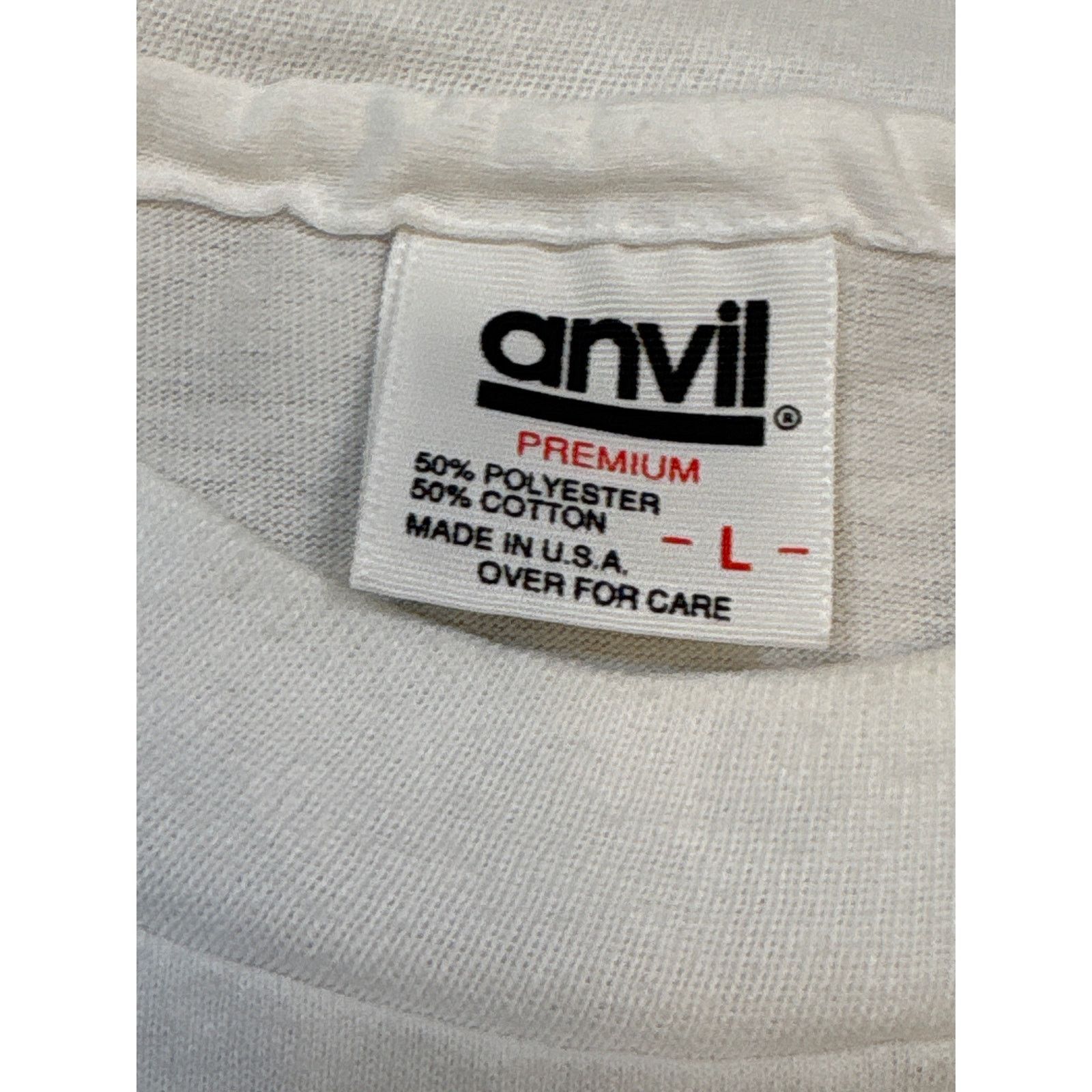 Anvil Vintage 1991 Boeing 75 years making history white shirt L Size US L / EU 52-54 / 3 - 4 Thumbnail