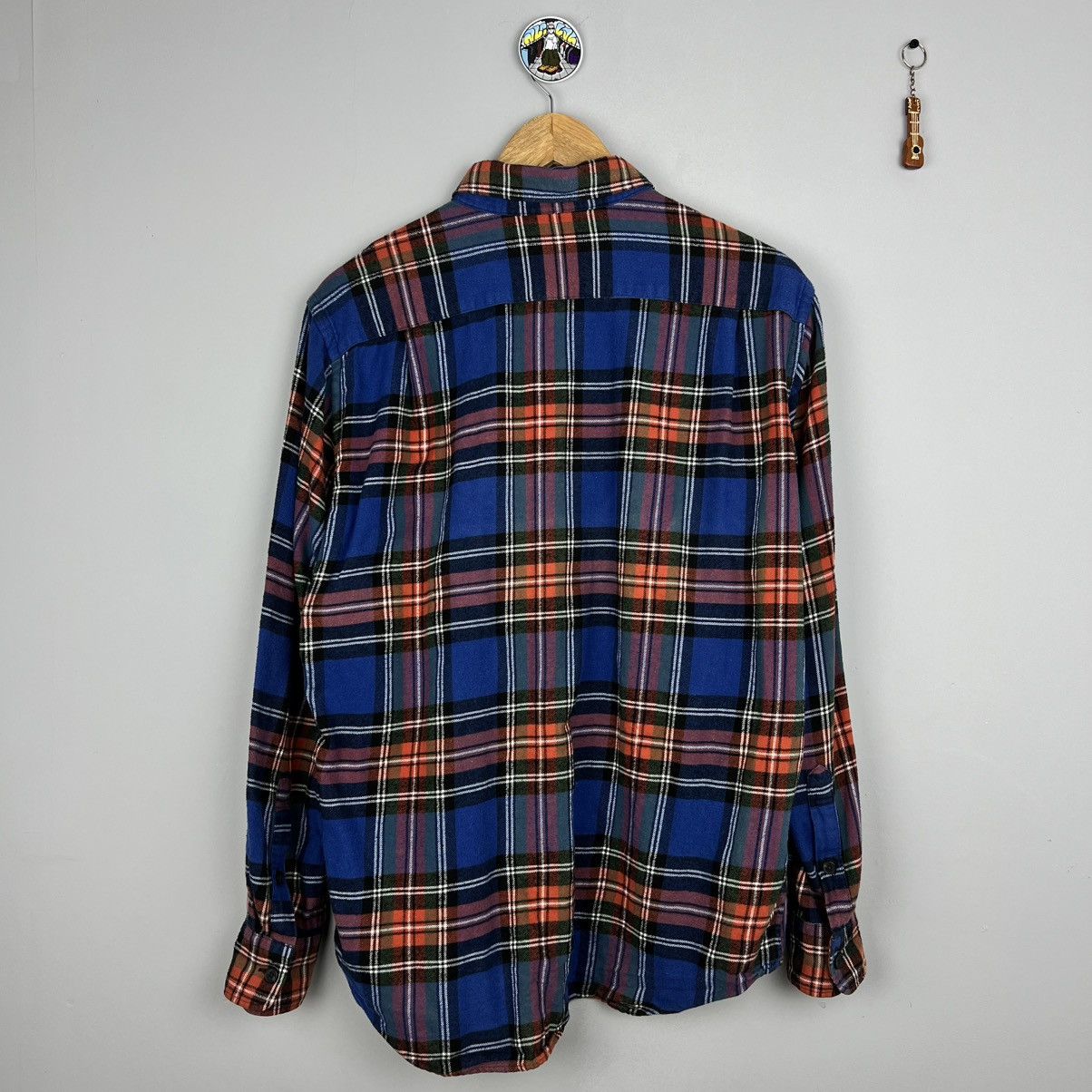 Designer × JW Anderson × Uniqlo J.W Anderson Uniqlo Flannel Shirt Luxury Designer Checkered Size US L / EU 52-54 / 3 - 2 Thumbnail