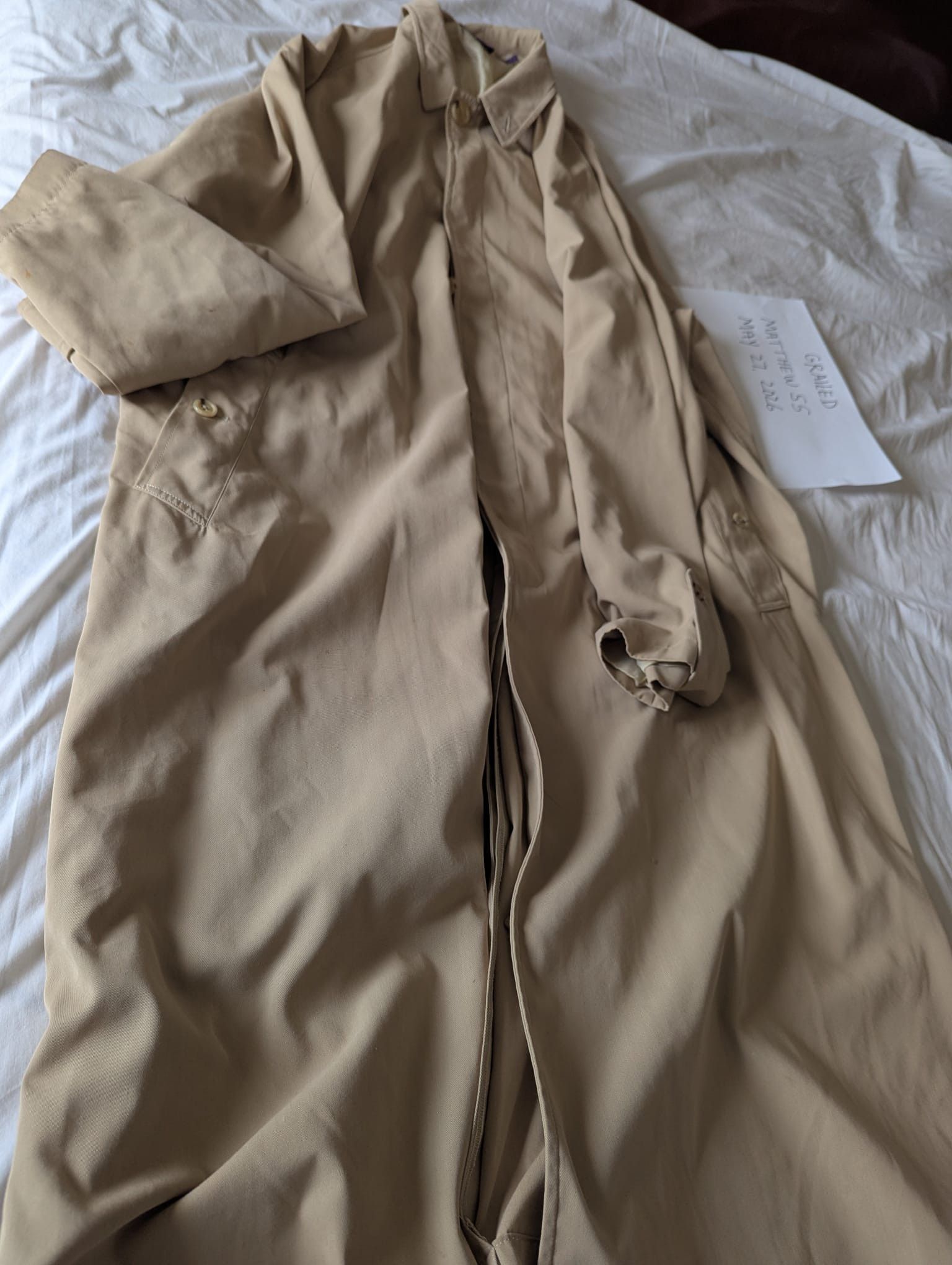 Ralph Lauren Purple Label Ralph lauren Purple Label Trench Coat Size US L / EU 52-54 / 3 - 5 Thumbnail