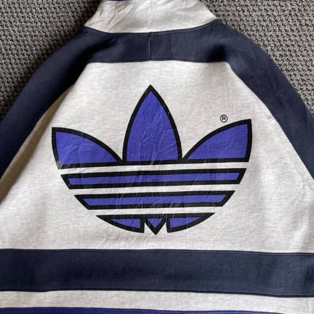 Adidas Three stripes adidas big logo vintage Size US L / EU 52-54 / 3 - 10 Thumbnail