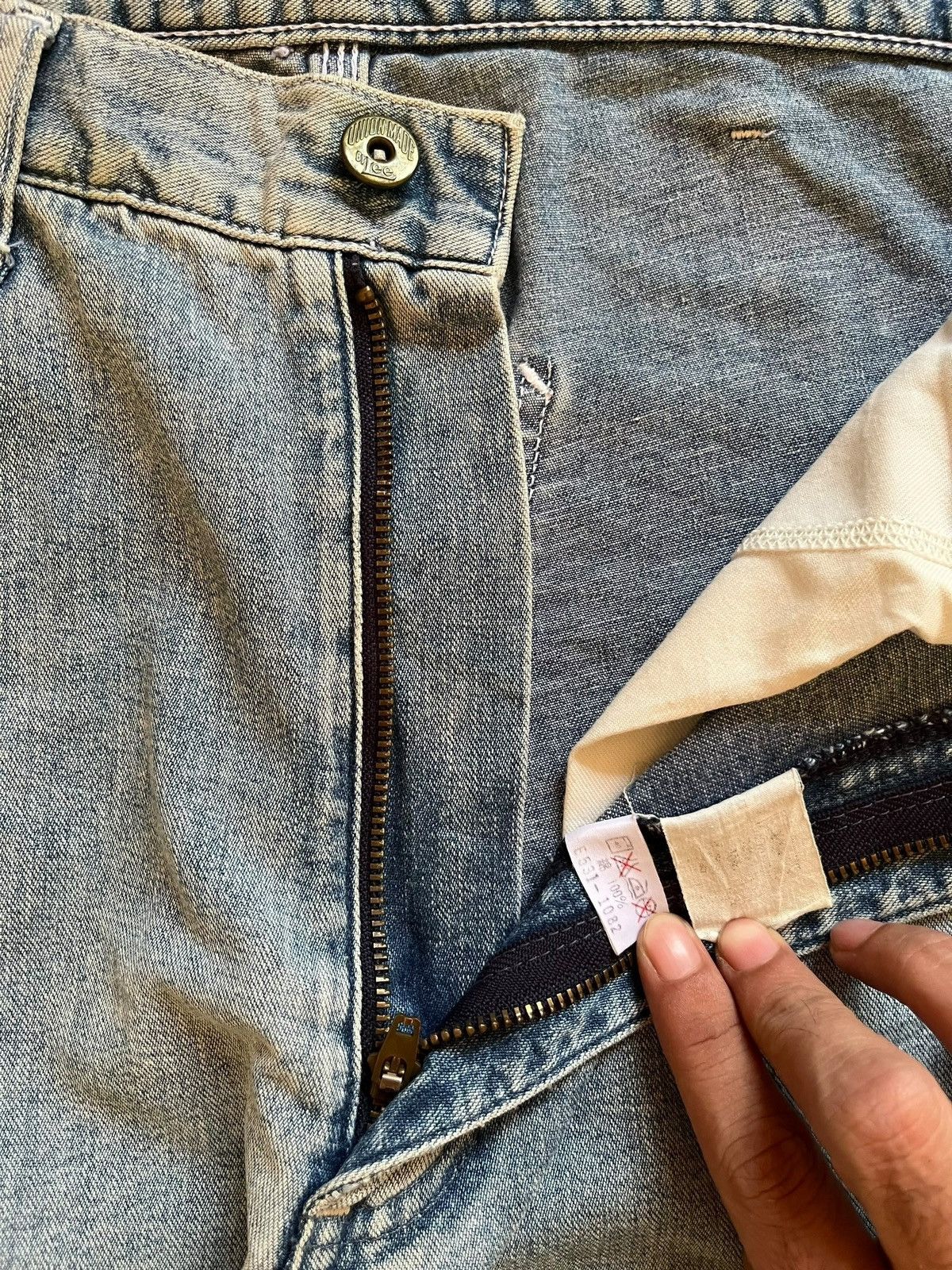 Lee Vintage Lee Union Made Sanforized Carpenter Baggy Jeans Size US 30 / EU 46 - 10 Thumbnail