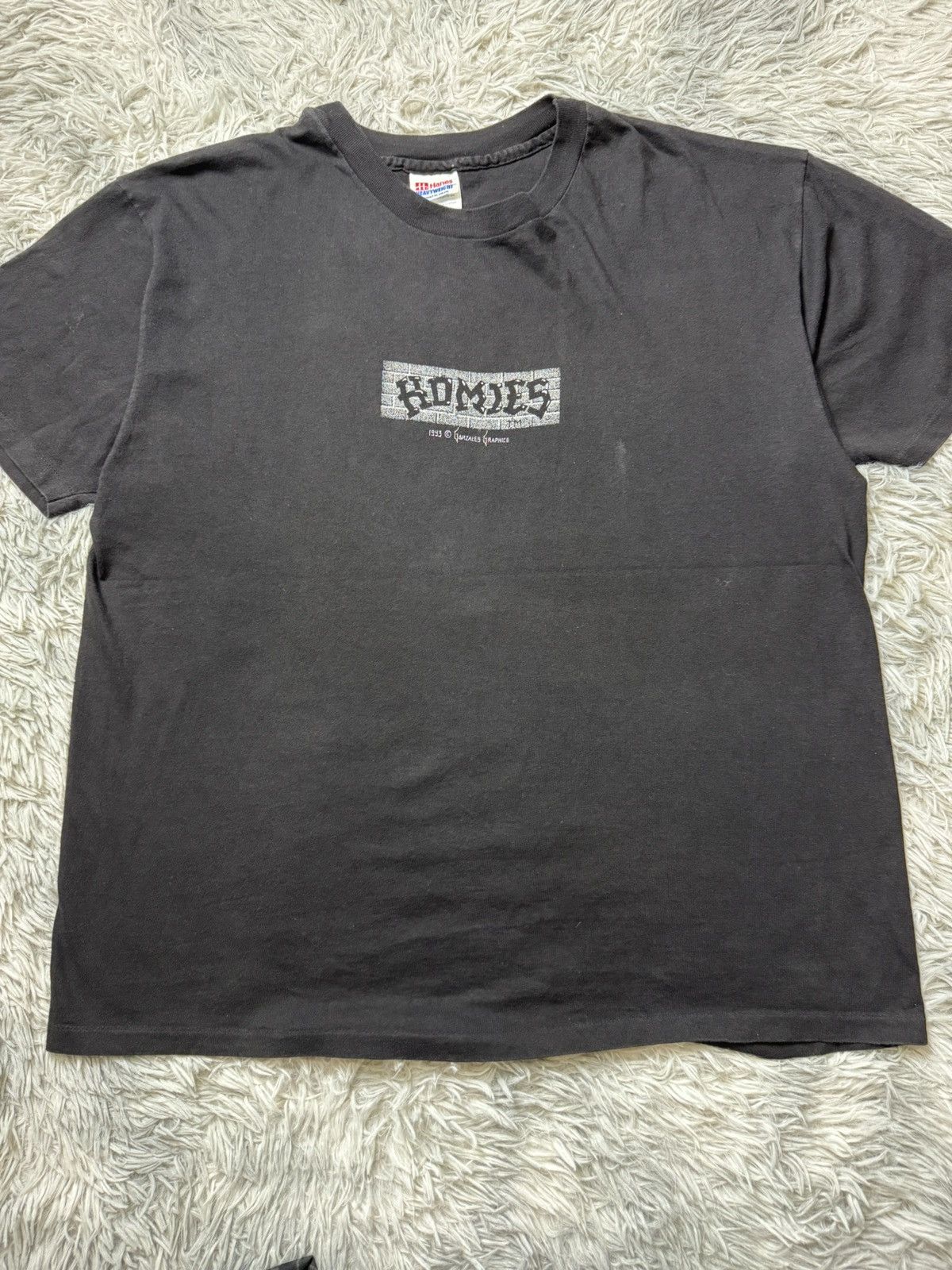 Rap Tees Vintage Homies Group Shot 1993-94 By David Gonzales Size US XL / EU 56 / 4 - 2 Thumbnail