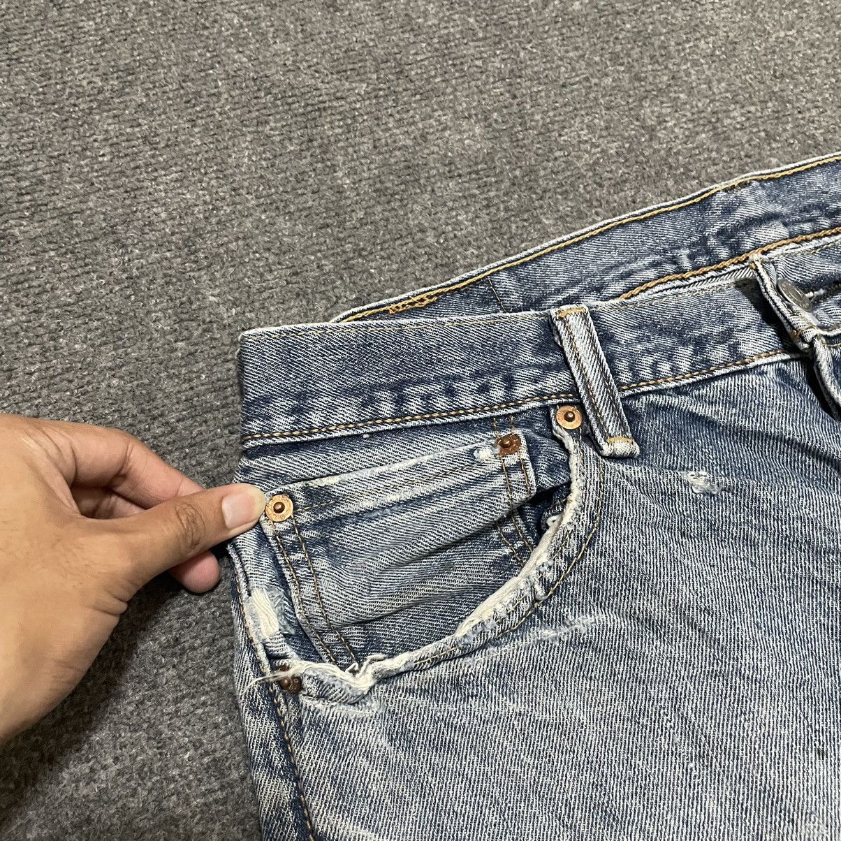 Levi's Vintage Levis 501 Distressed Jeans Size US 34 / EU 50 - 10 Thumbnail