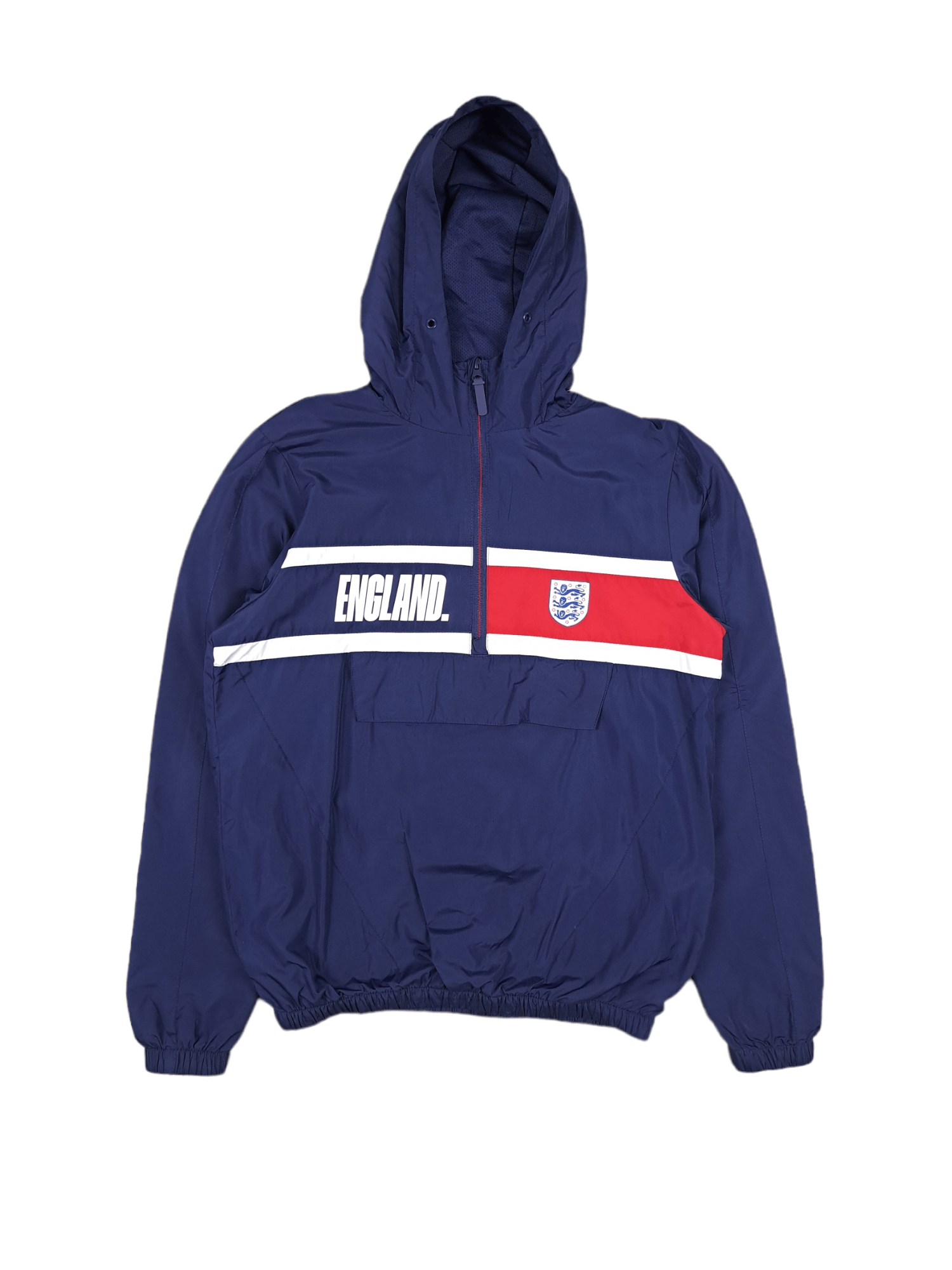 Vintage 💎 England Country Navy Light Anorak Jacket Soccer Size US S / EU 44-46 / 1 - 1 Thumbnail