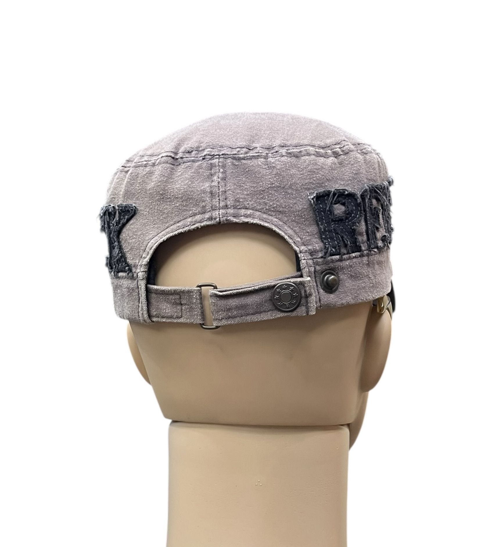 Vintage Vintage BLACK REBEL Distressed Grunge Military Cap Size ONE SIZE - 10 Thumbnail