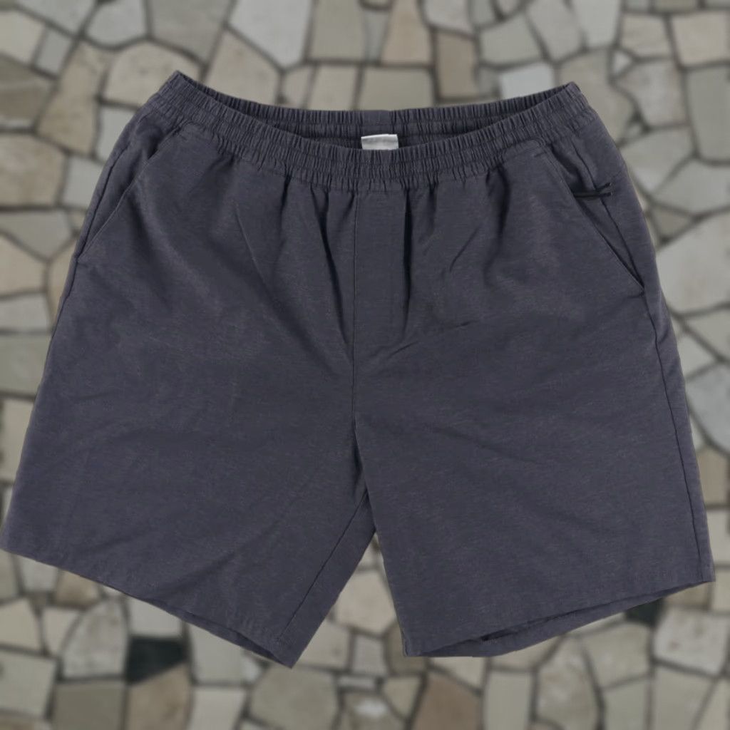 Vintage Hill City High Stretch Active Athletic Shorts Charcoal Heather L Size US 33 - 1 Thumbnail