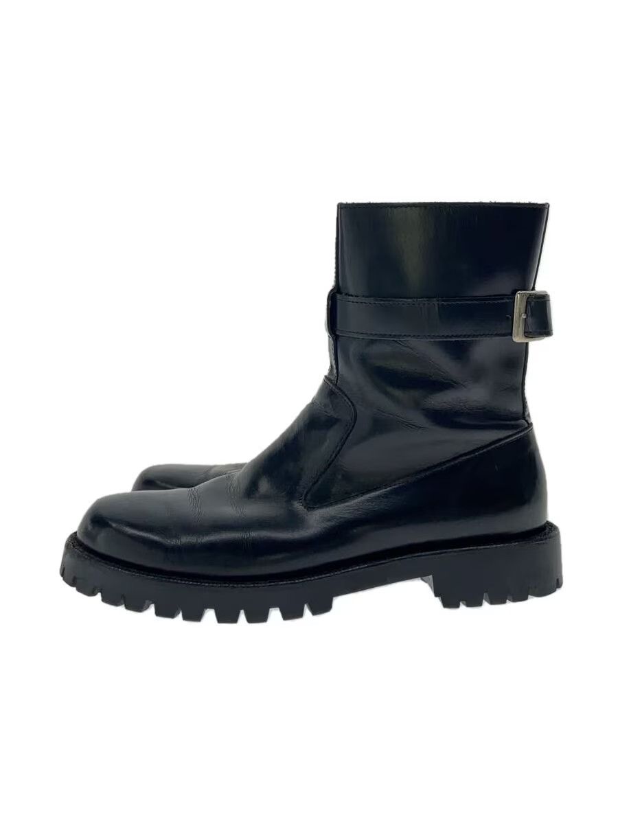 Comme des Garcons Belt Buckle Leather Lug Sole Boots Size US 7 / IT 37 - 1 Thumbnail