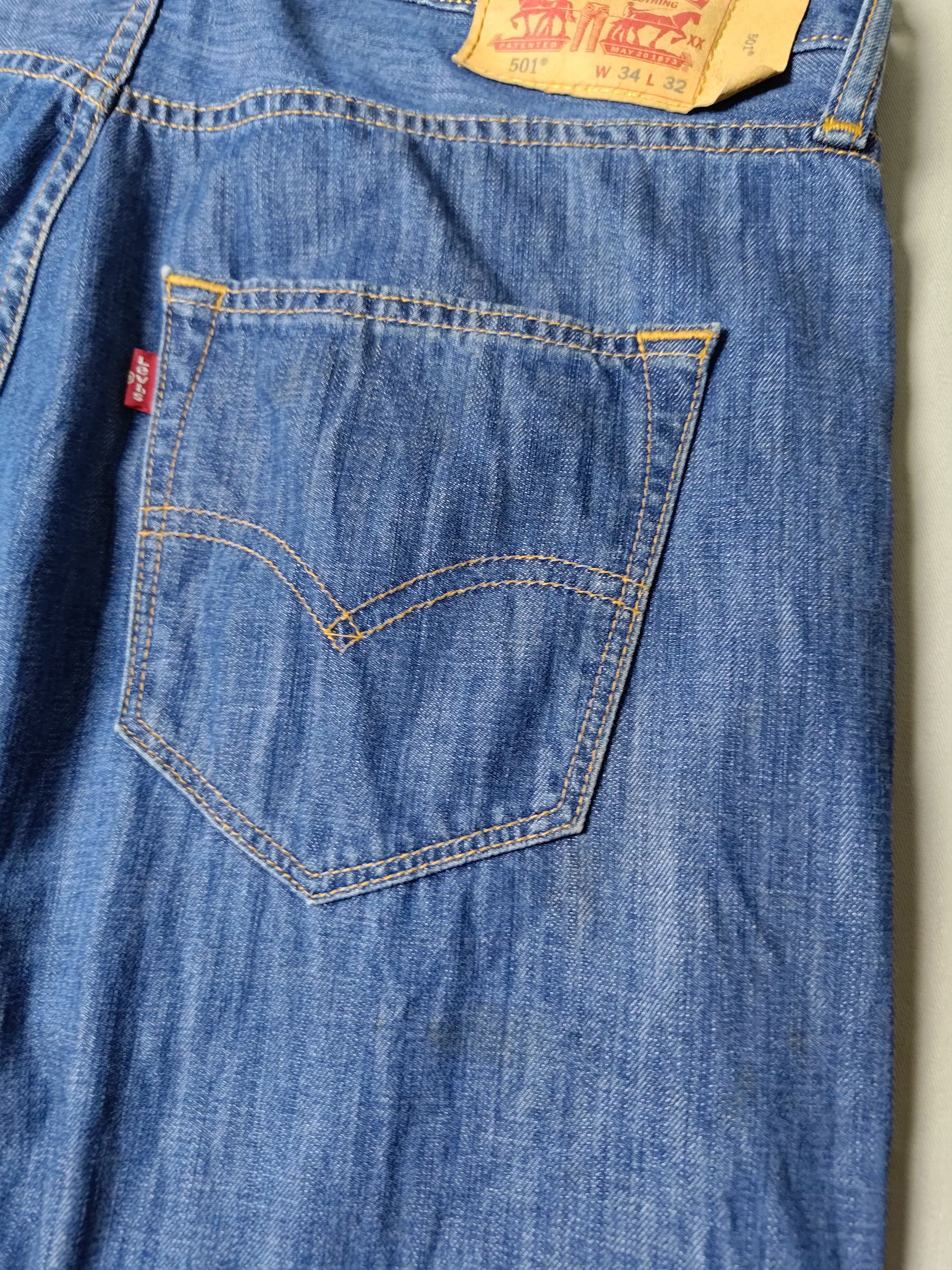 Levi's Levi's 501 Jeans Mens 34*32 Size US 36 / EU 52 - 12 Thumbnail