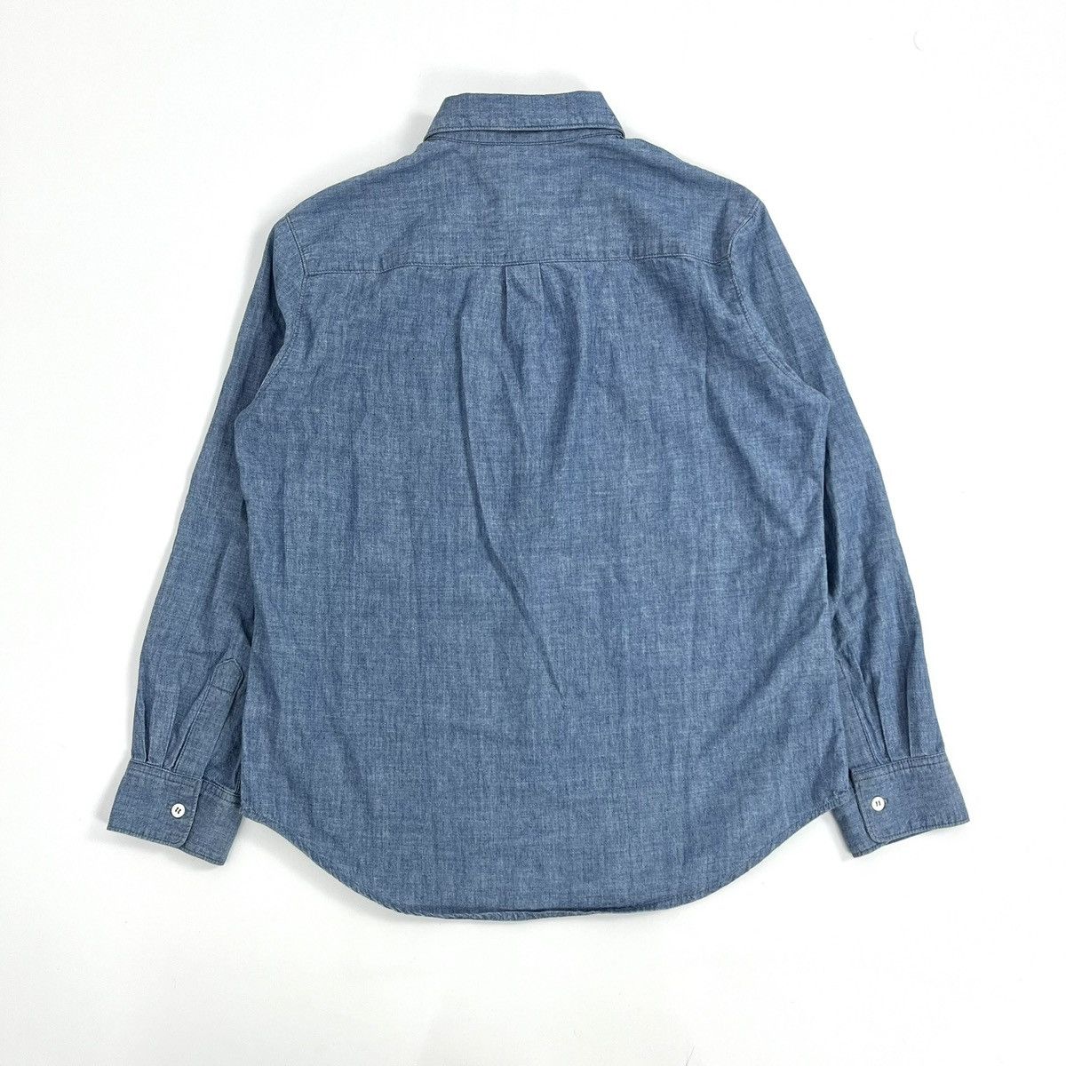 A.P.C. Vintage A.P.C Paris Chambray Denim Shirt Designer Size US S / EU 44-46 / 1 - 11 Thumbnail