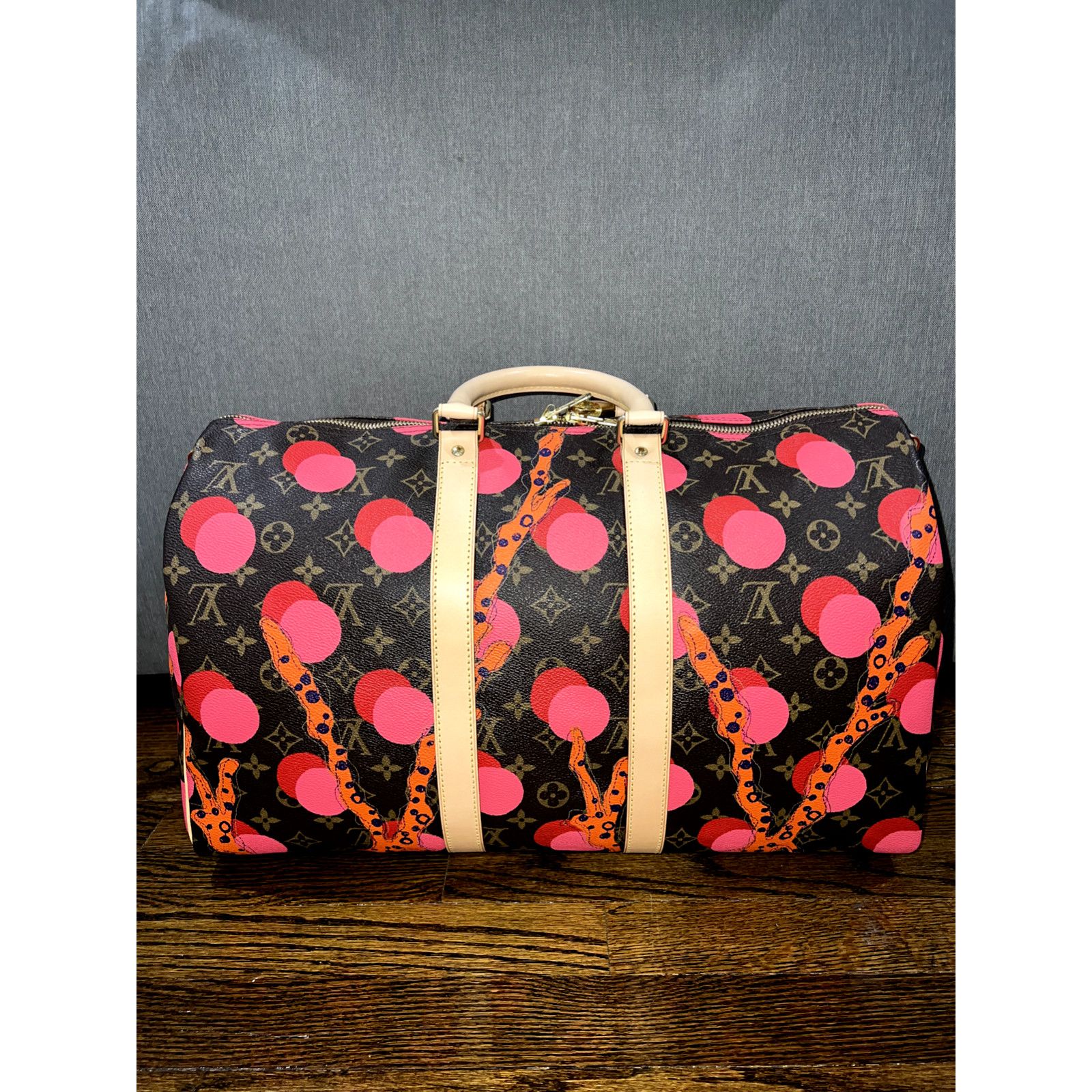 Louis Vuitton Louis Vuitton Ramages Monogram Brown Red Pink Travel Bag Size ONE SIZE - 6 Thumbnail