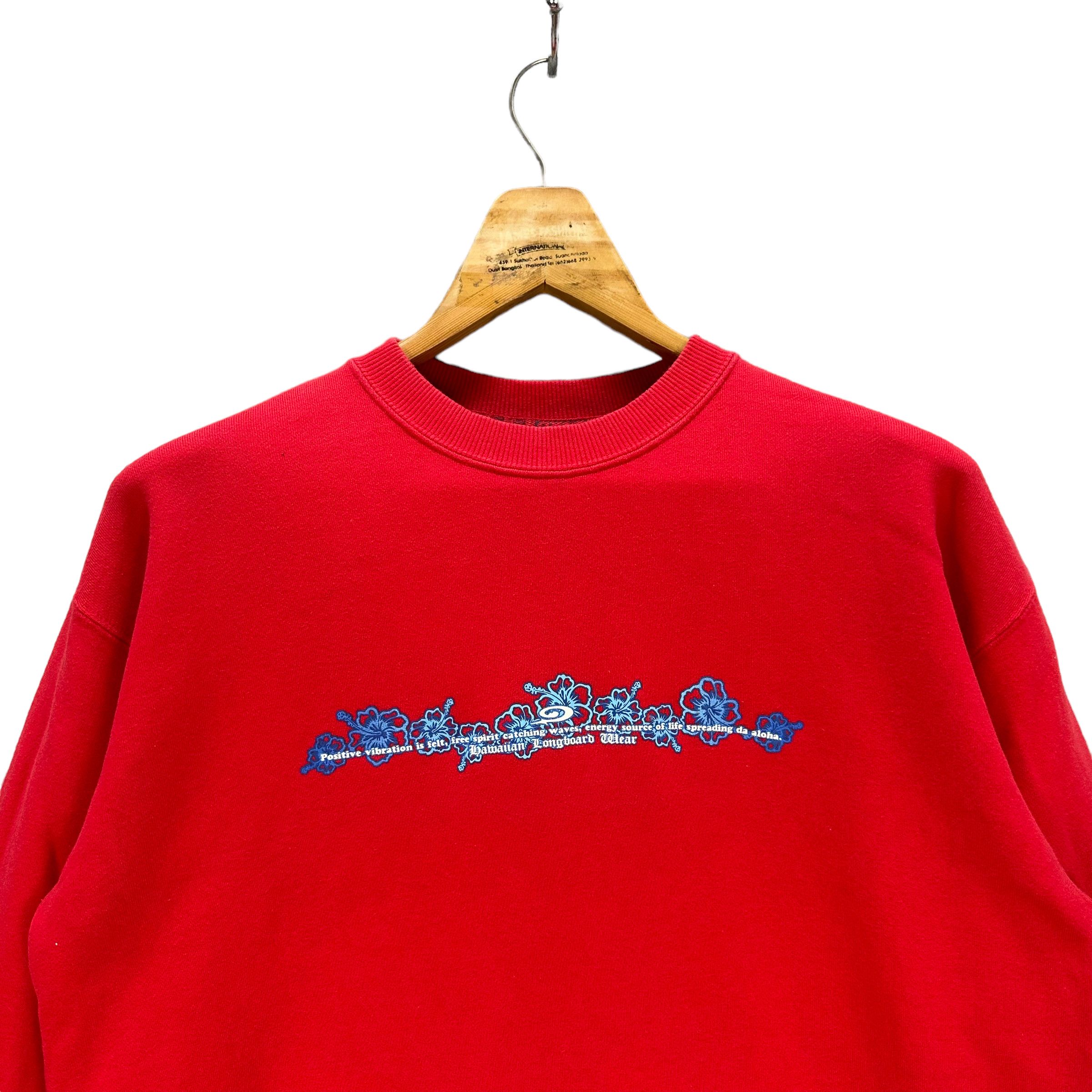 Japanese Brand PIKO HAWAIIAN LONGBOARD WEAR BIG LOGO SWEATSHIRTS #8572-015 Size US L / EU 52-54 / 3 - 5 Thumbnail