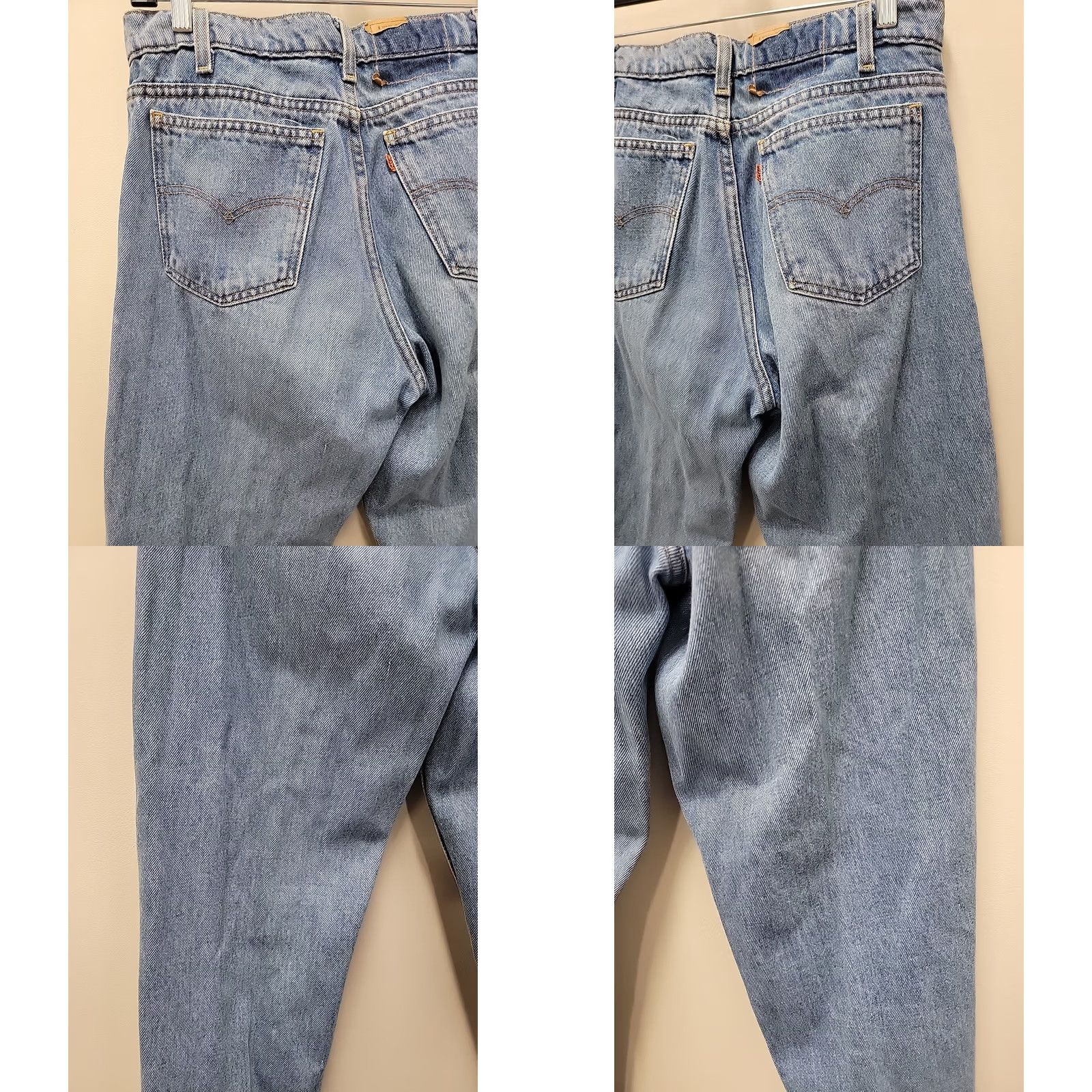 Levi's VINTAGE Levi's Orange Tab Tapered Jeans Men 30x29 Blue Denim 5-Pocket Levi's 500 Series Size US 30 / EU 46 - 9 Thumbnail