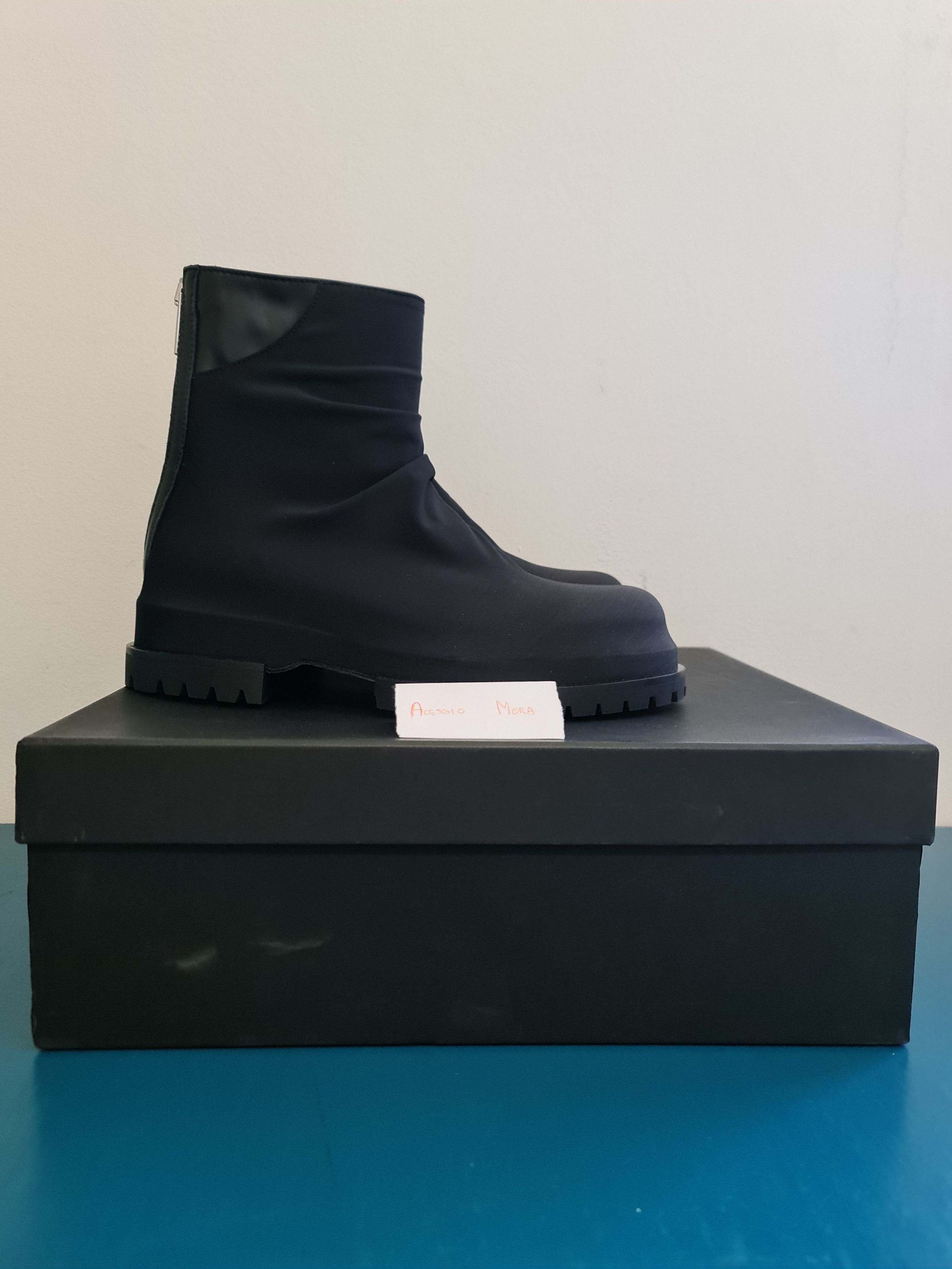 image of 424 On Fairfax 424 Marathon Boots in Black, Men's (Size 7)