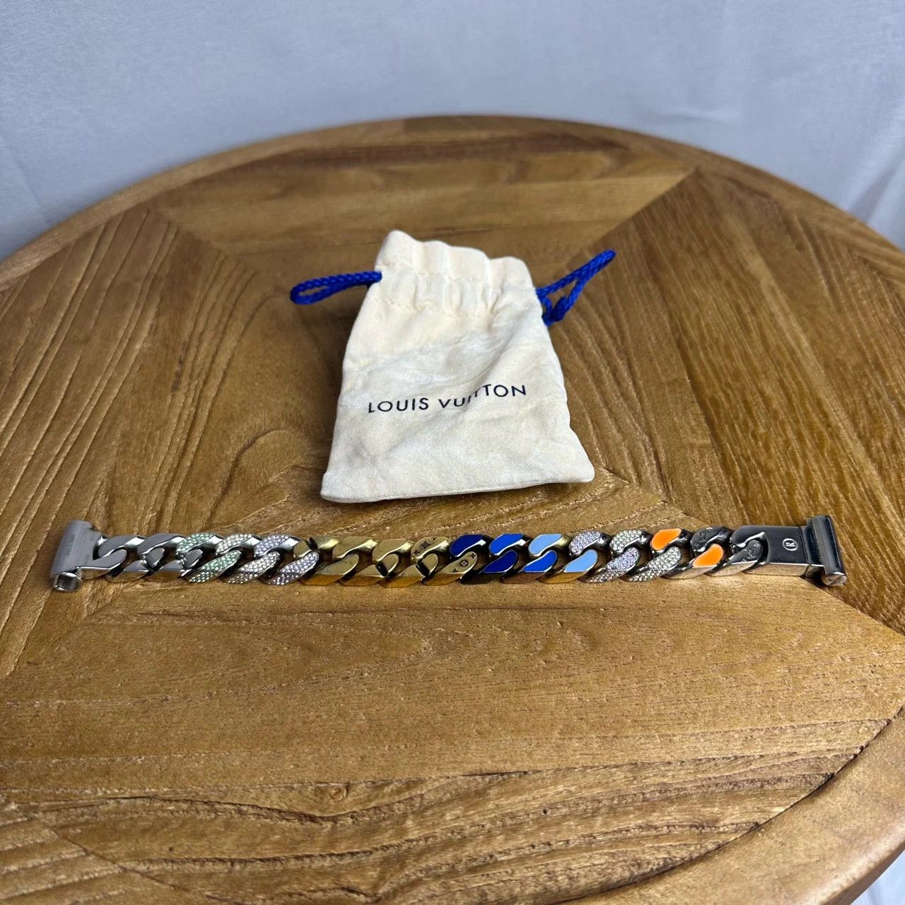Louis Vuitton LV Diamond Cuban link Swarovski candy 22cm 1d miss dustbag Size ONE SIZE - 4 Thumbnail