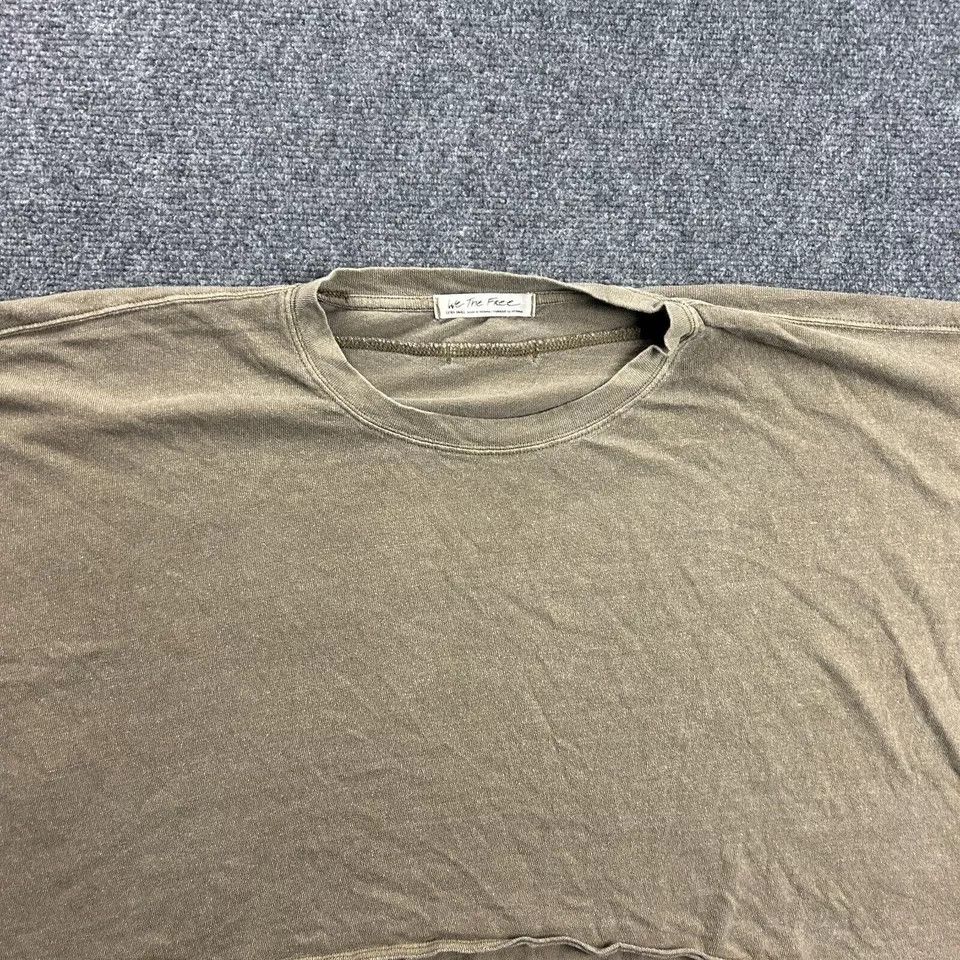 Other We The Free Top Womens XS Green Oversize Shirt Short Sleeve Size XS / US 0-2 / IT 36-38 - 2 Thumbnail
