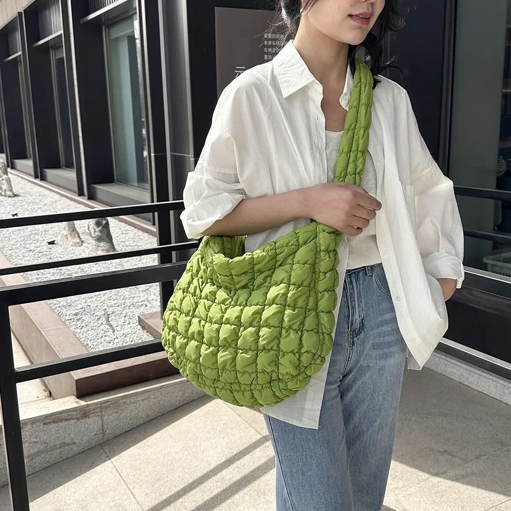 Other Y2k shoulder down shopper bag designer tote bag with ruffles Size ONE SIZE - 2 Thumbnail
