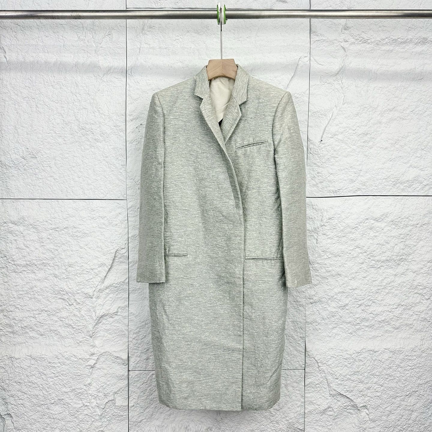 Celine CELINE Wool Silk Linen Blend Coat Size 38 Size S / US 4 / IT 40 - 1 Thumbnail