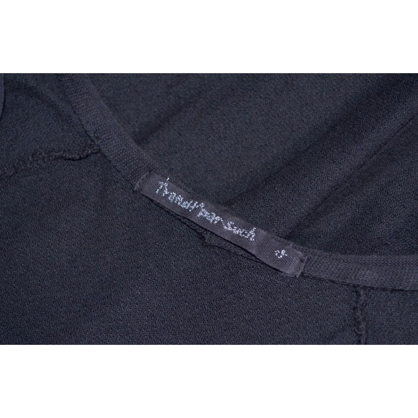 Vintage Transit Par Such Womens Black Maxi Dress Long Sleeve Stretch Made in Italy Sz 4 Size S / US 4 / IT 40 - 5 Thumbnail