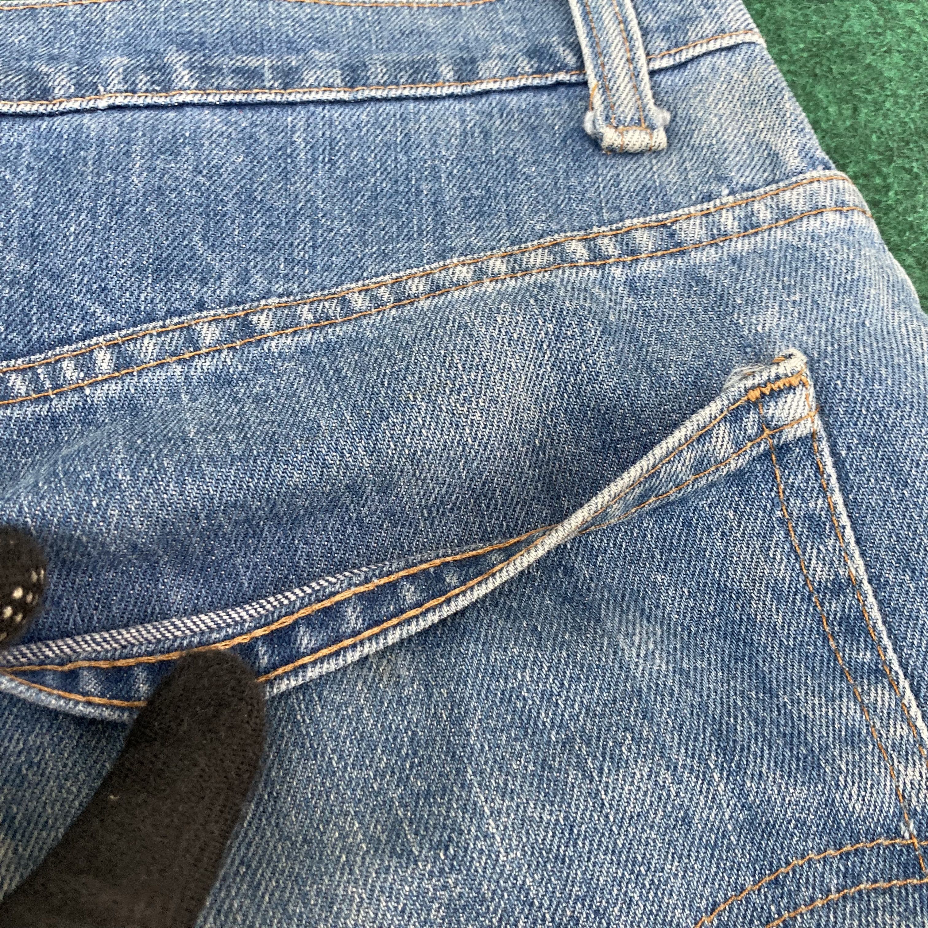 Levi's 30x30 Vtg Levis 517 70s Bootcut Button No 8 Orange Tab Jeans Size US 30 / EU 46 - 12 Thumbnail
